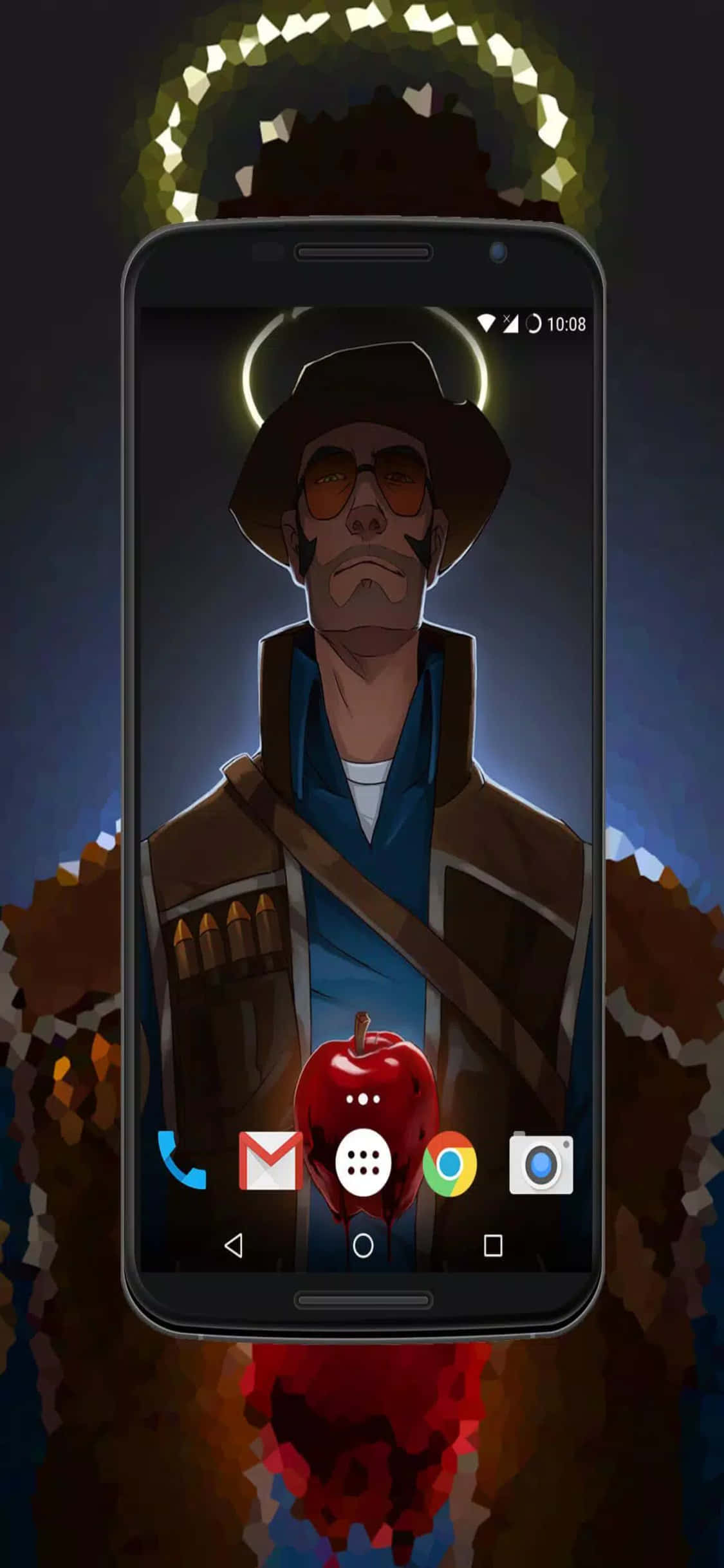 iPhone Xs Tf2 Фон Андроид Екран със Снайпера Тапет
