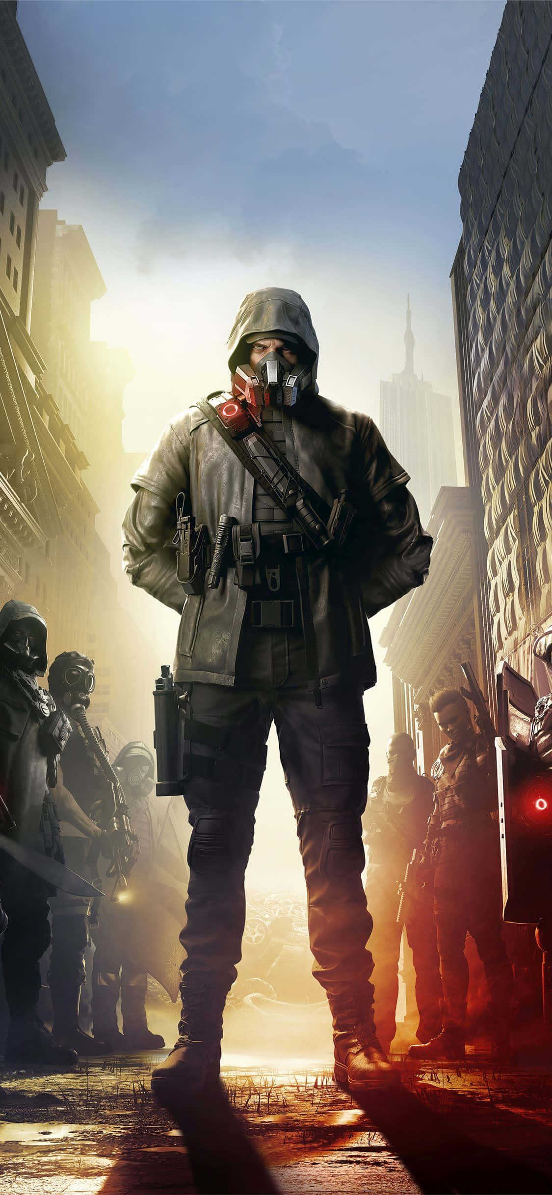 iPhone Xs The Division Фон Командир на отряд Тапет
