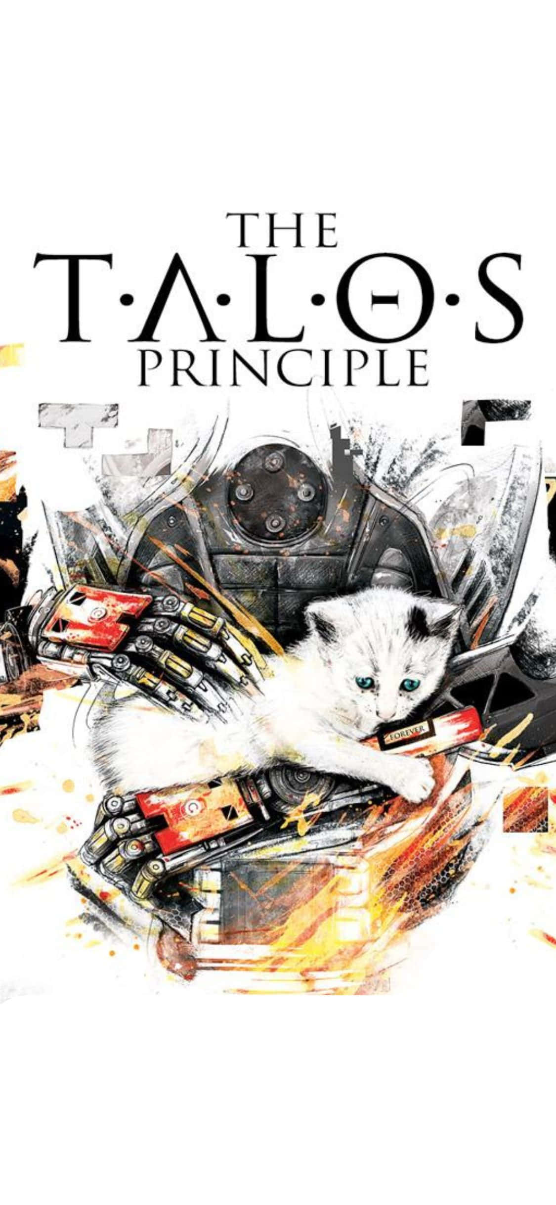 Наслаждайся интензивно игрище с iPhone Xs и The Talos Principle Тапет