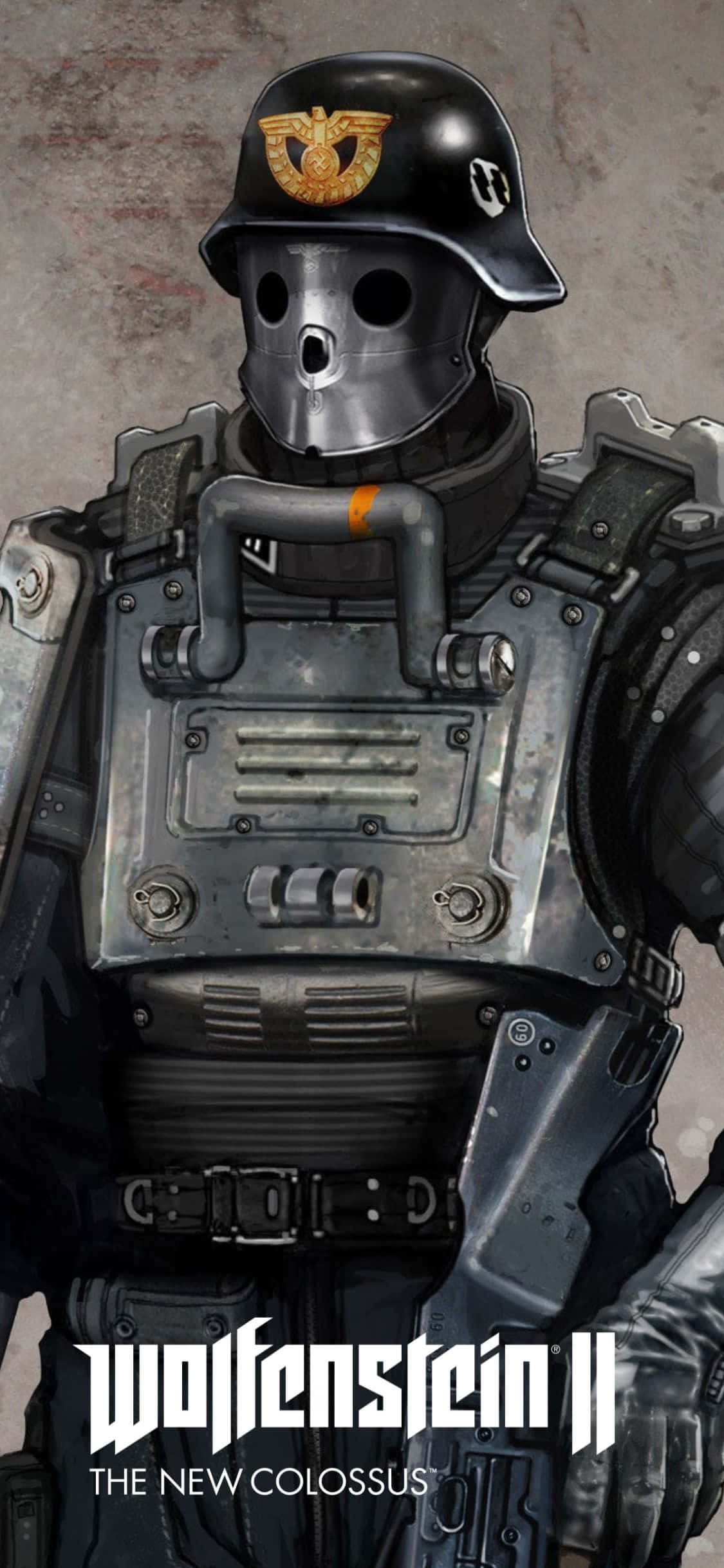 iPhone Xs Wolfenstein II патрулен войник фон Тапет