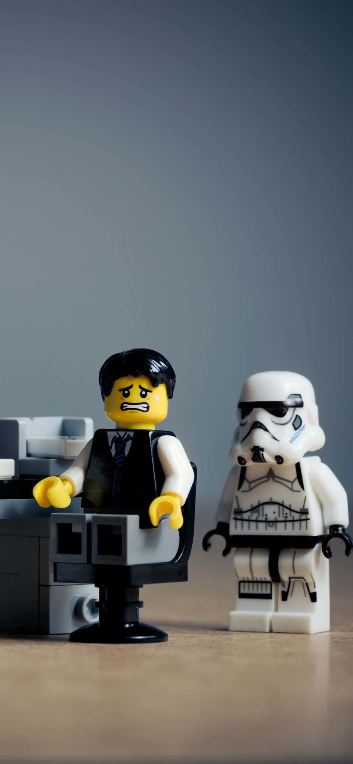 iPhone XS Офис Lego Фон Тапет