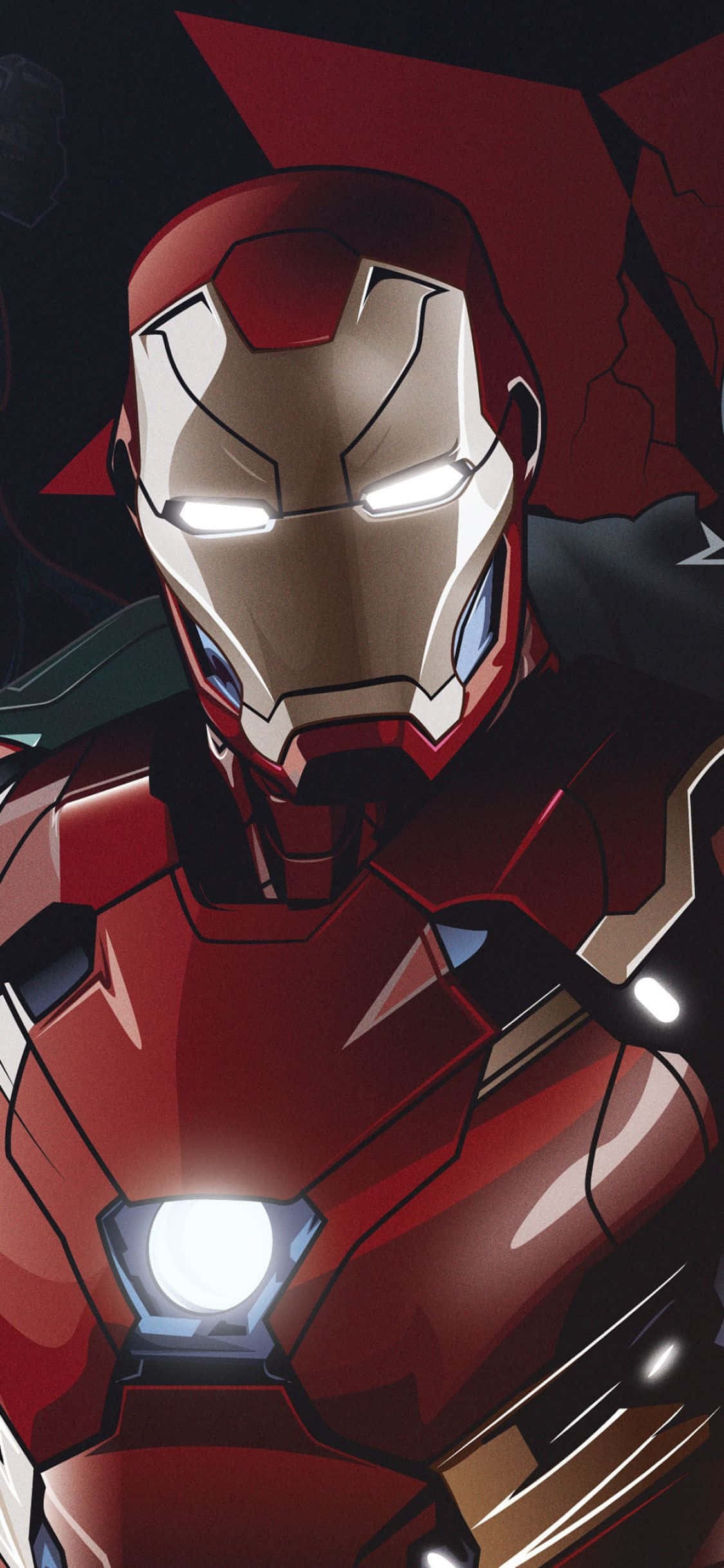 Вземи костюма на Тони Старк с Iron Man iPhone X. Тапет