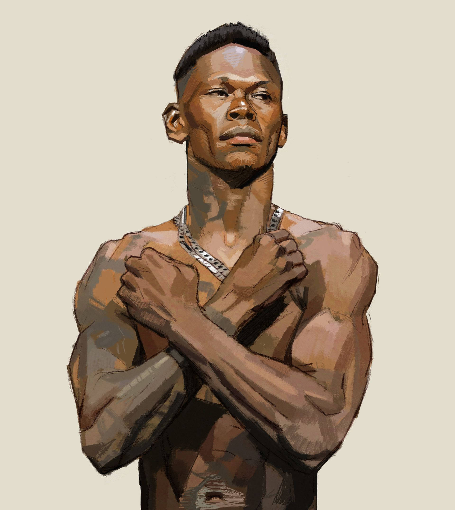 Israel Adesanya Wakanda поздрав Тапет