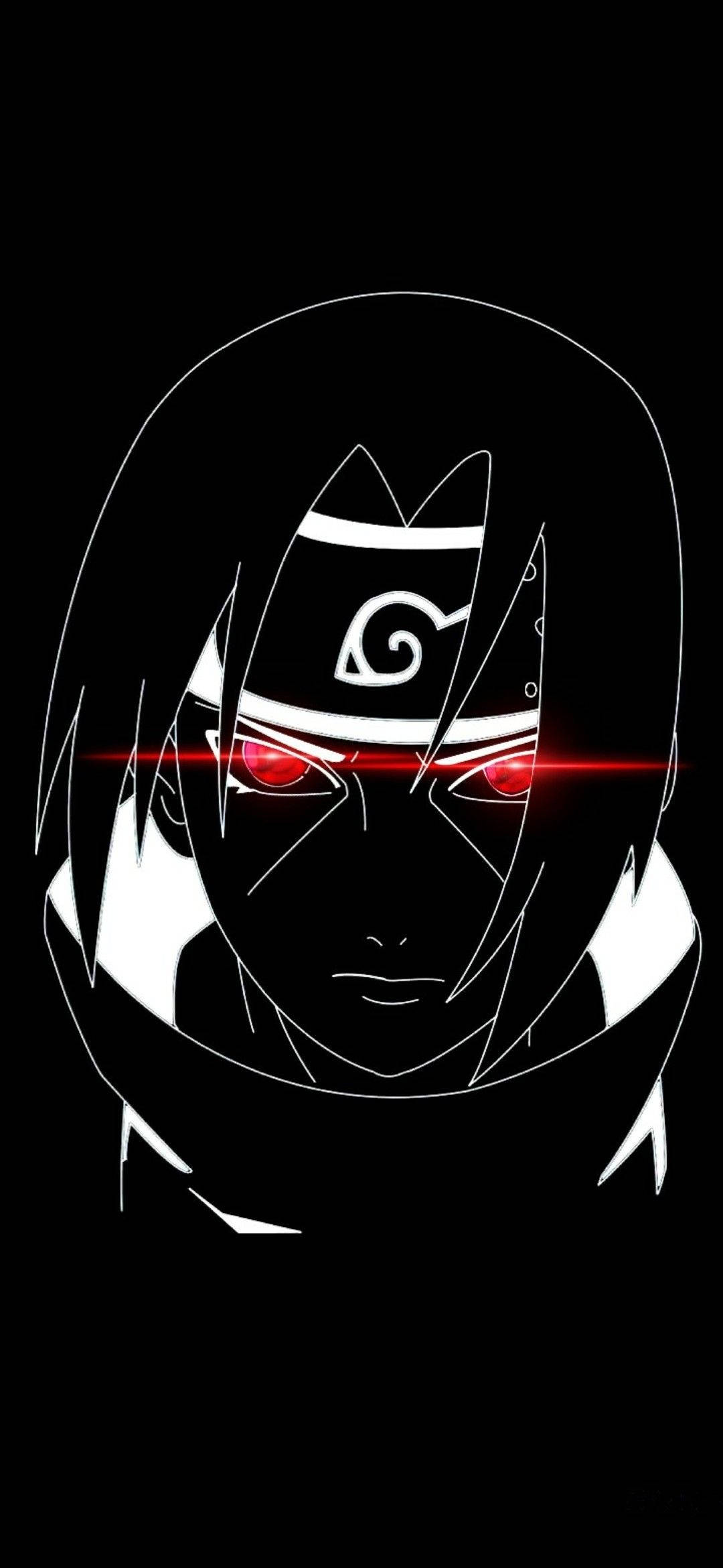 Itachi телефон тъмна естетика Тапет