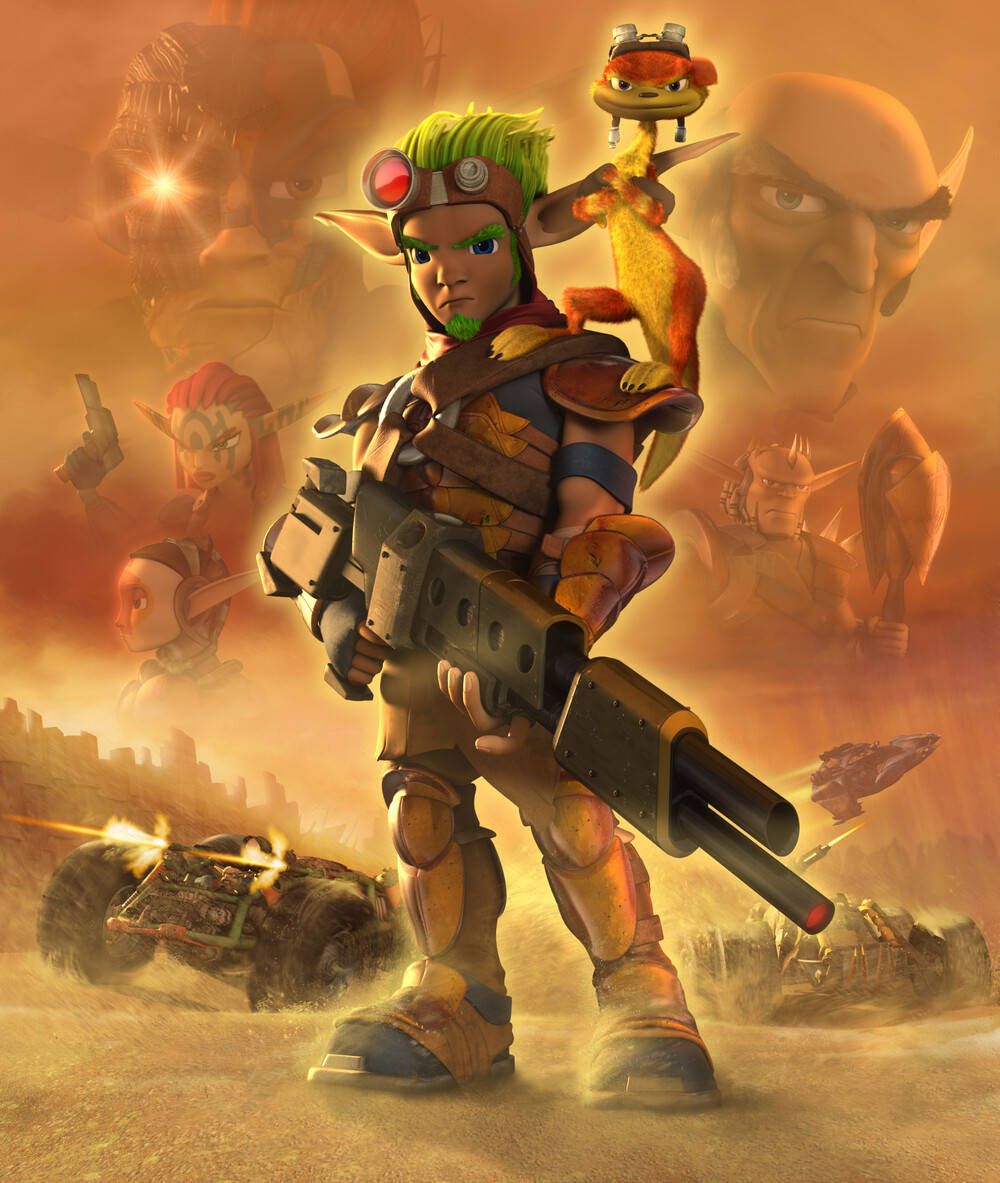 Jak 3 екшън-приключение Тапет