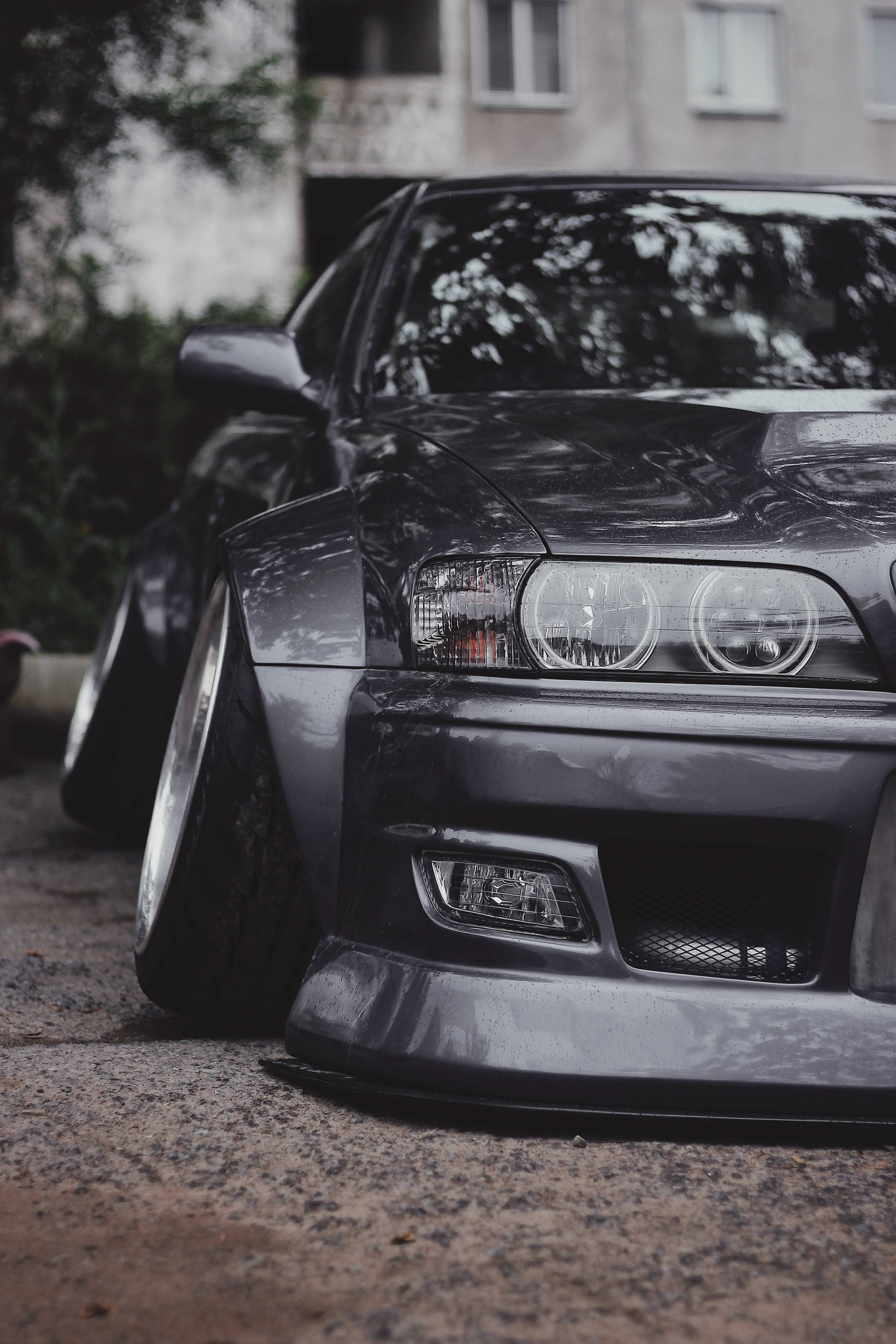 Черни JDM автомобили Тапет