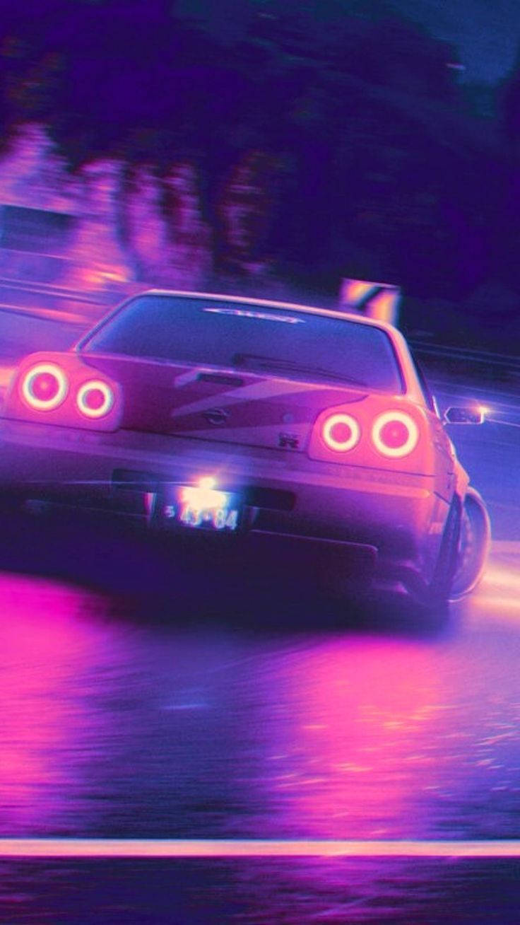 JDM Естетика Skyline Тапет