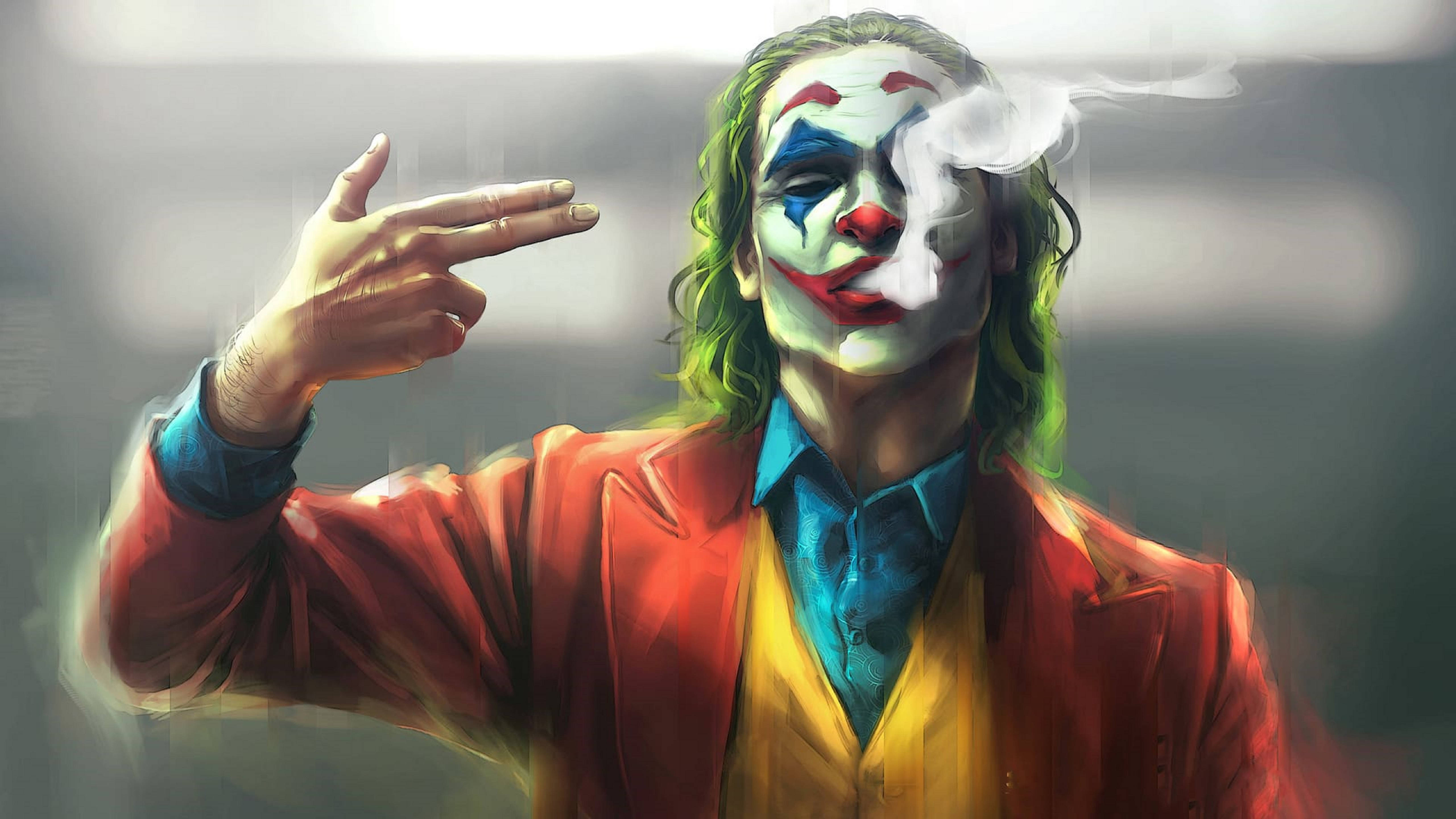 Joker 2019 Пушещ Рисунка Тапет