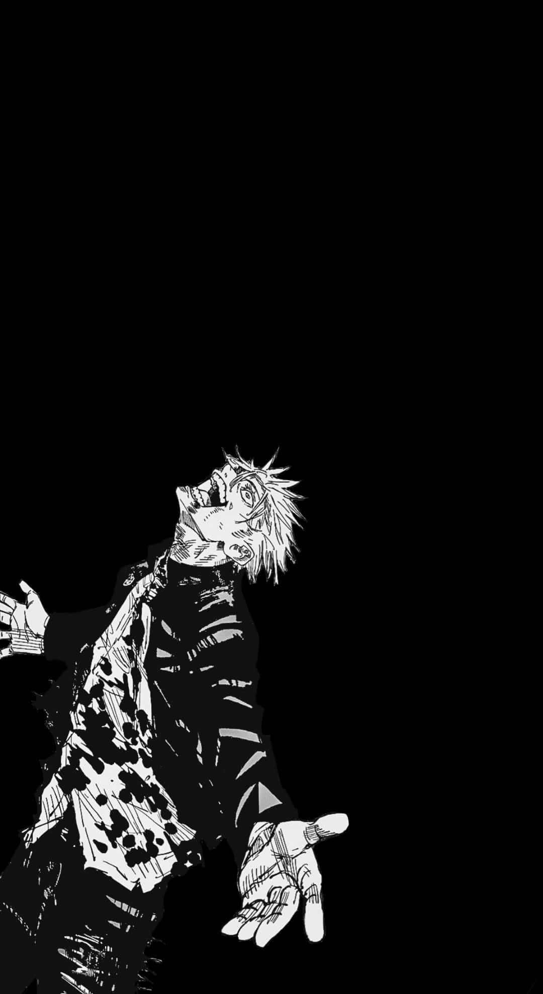 Jujutsu Kaisen Gojo Satoru Естетична Манга Тапет