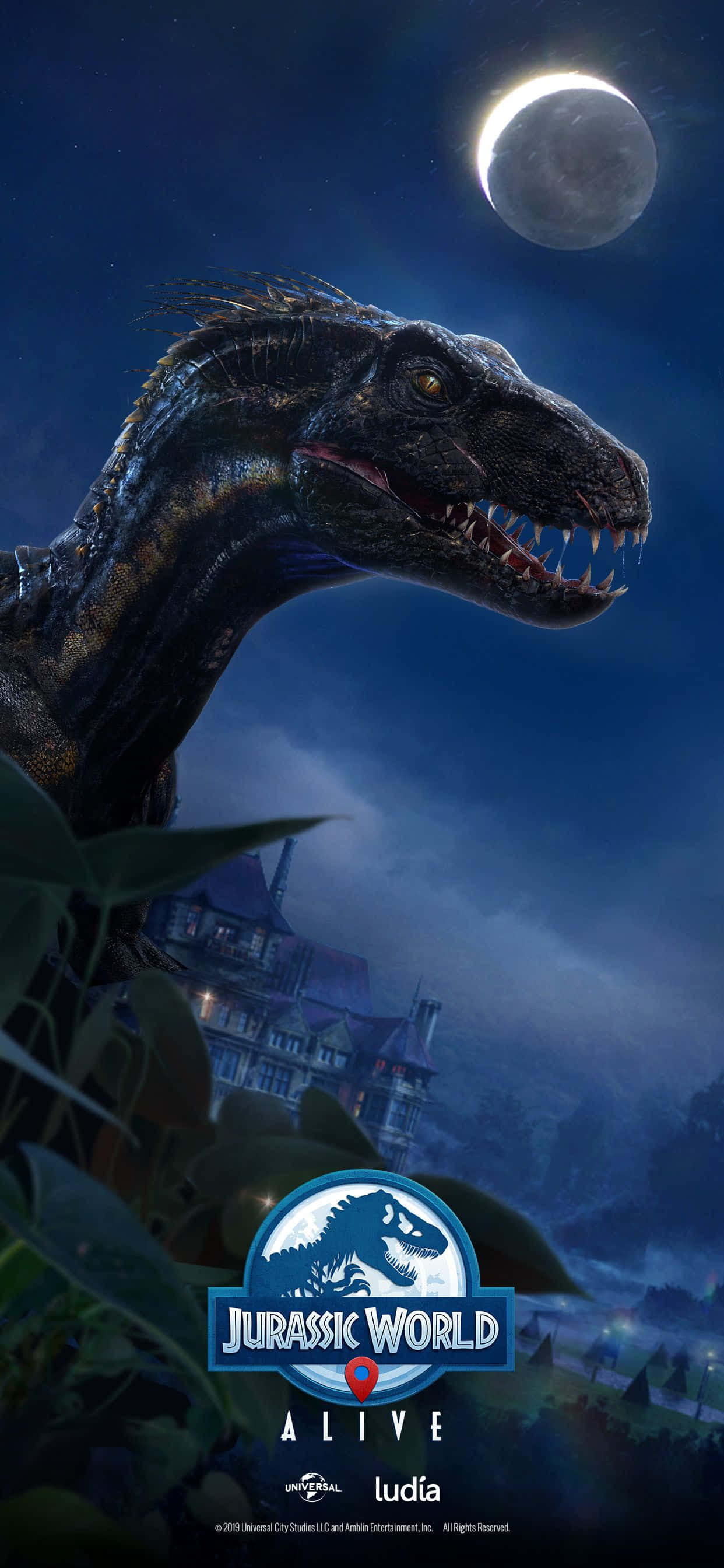 Синь от Jurassic World: Нощ Тапет