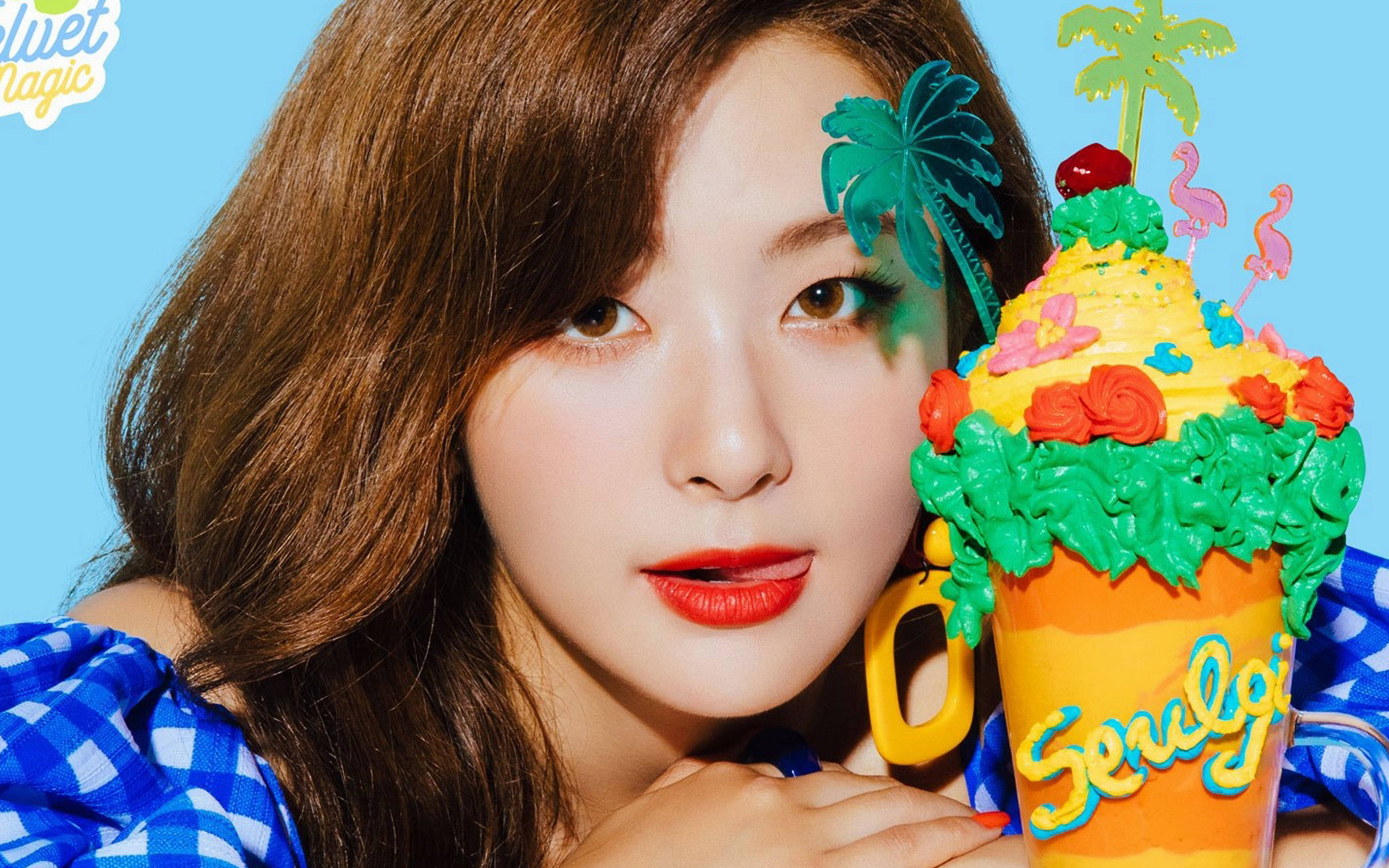 K Pop идол Сеулги Тапет