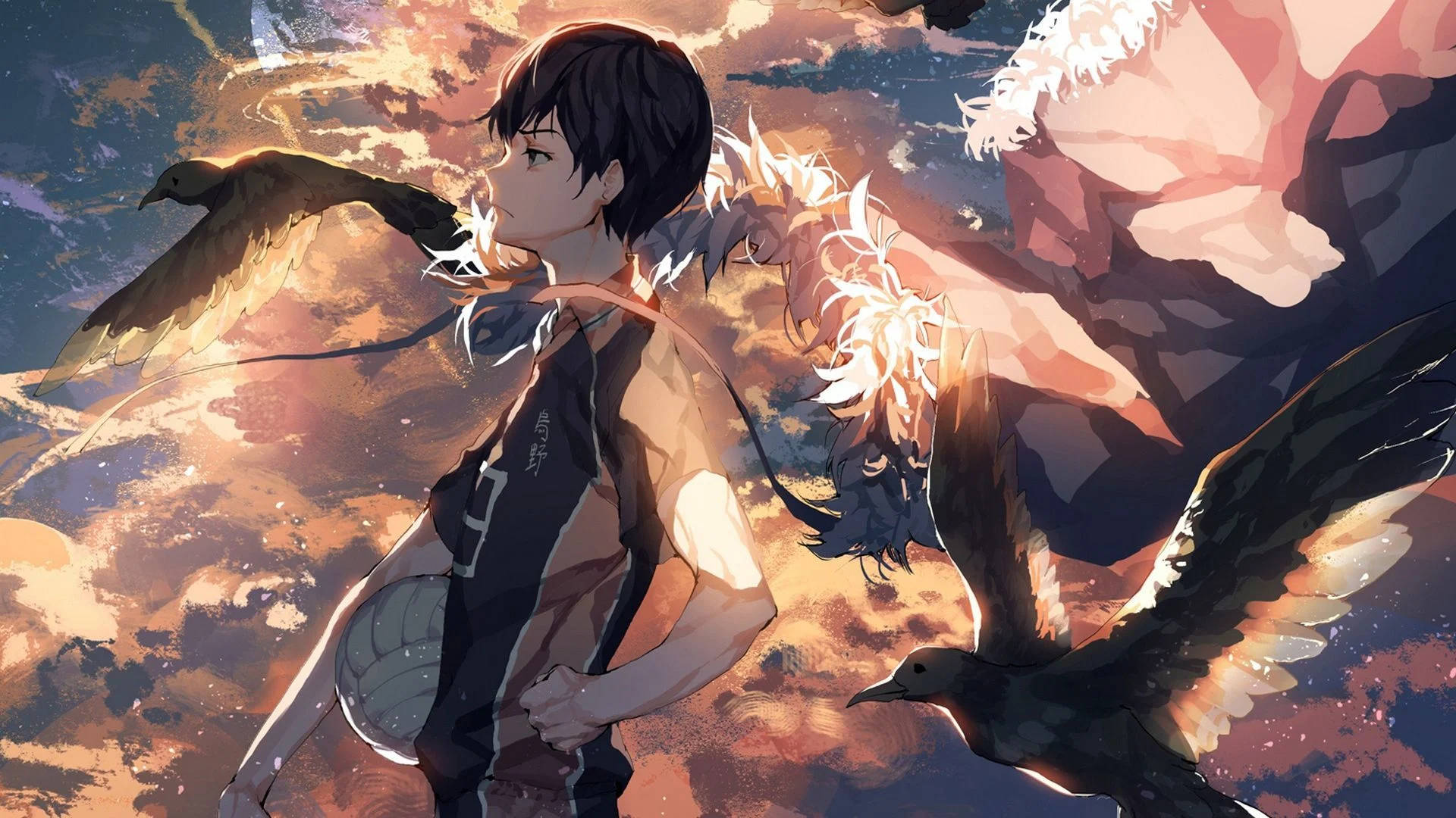 Kageyama Haikyuu за работен плот Тапет