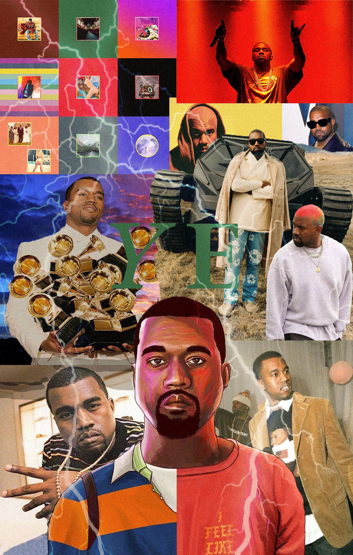 „Kanye West – College Dropout“ Тапет