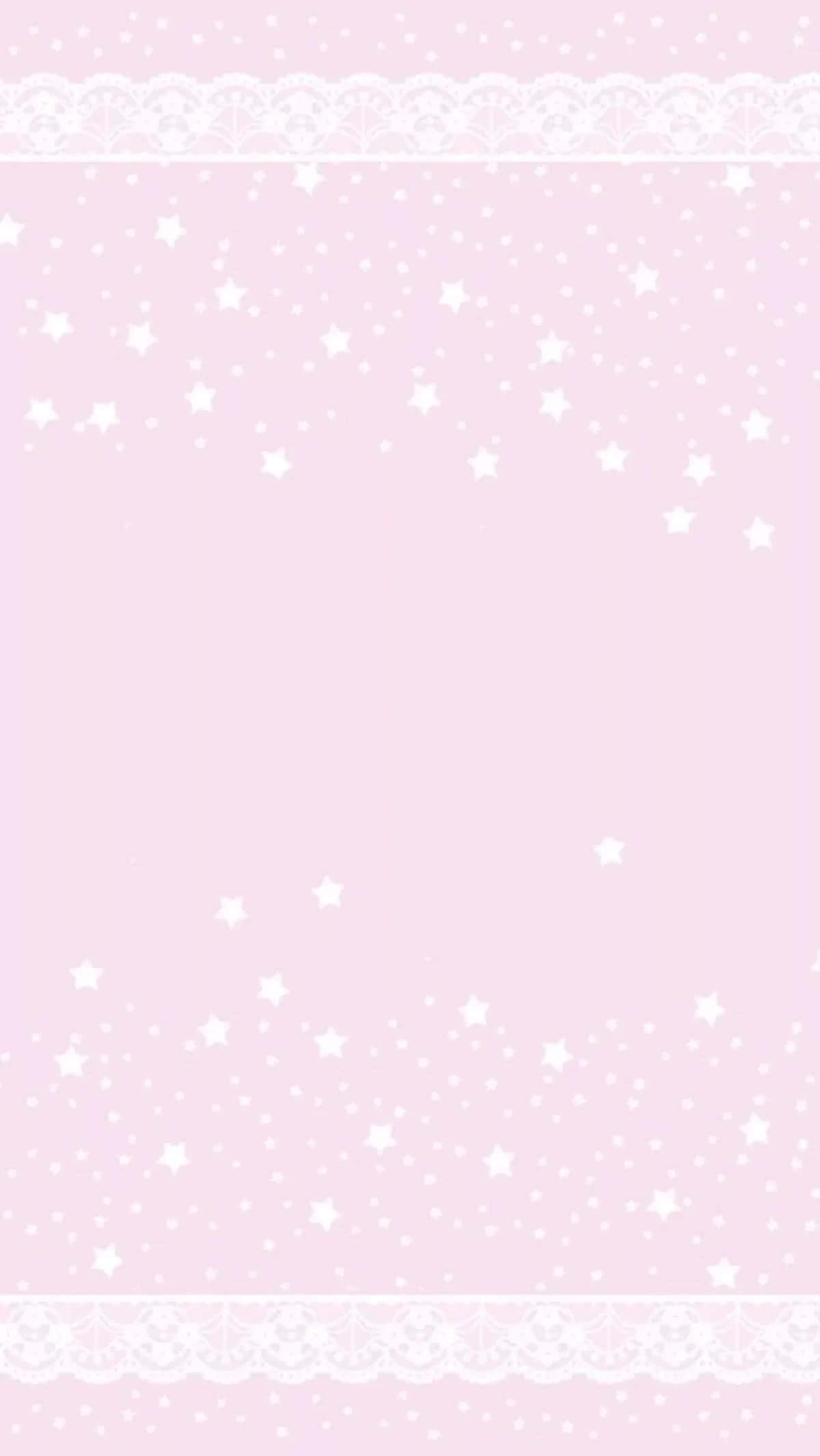 Очарователен Kawaii розов фон Тапет