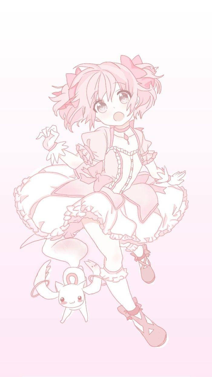 Kawaii Аниме Мадока Канаме Тапет