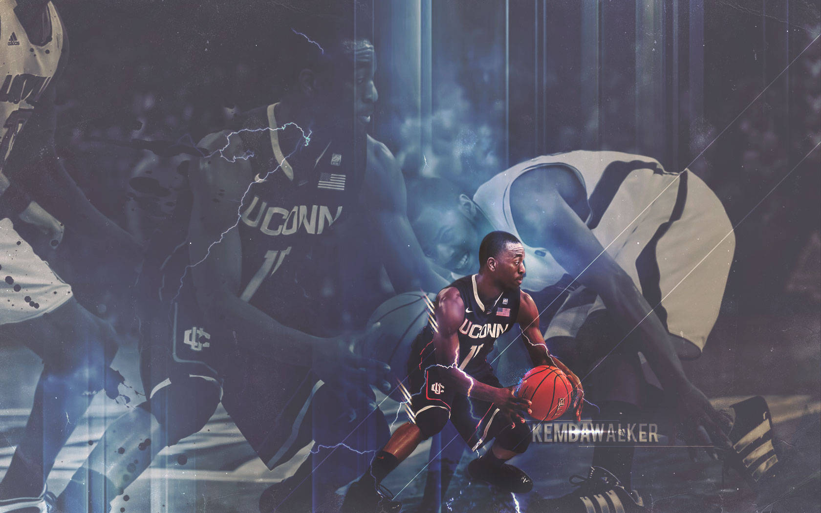 Kemba Walker UConn Huskies Обложка Тапет