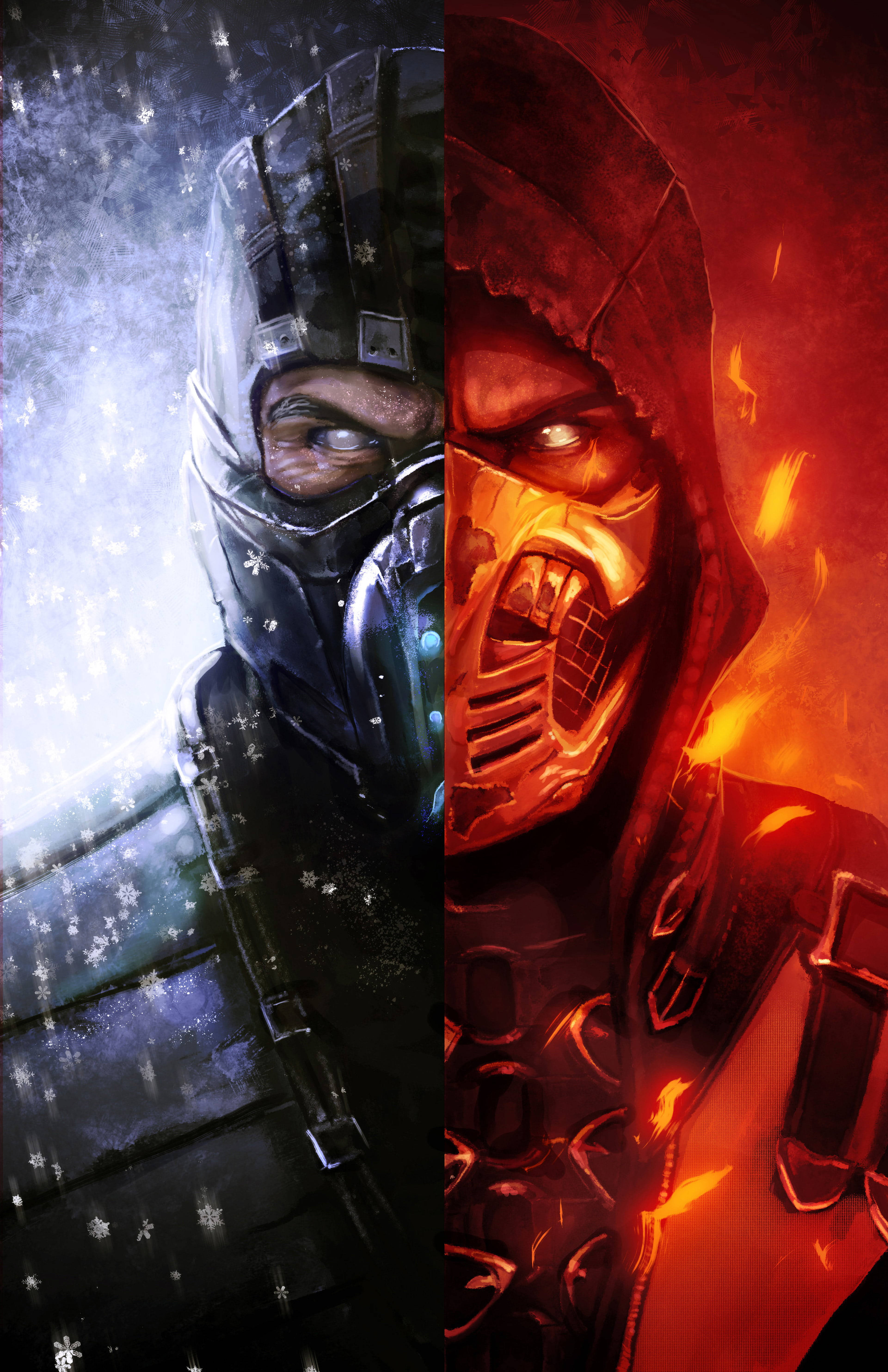 Keren Sub-Zero и Скорпион Тапет