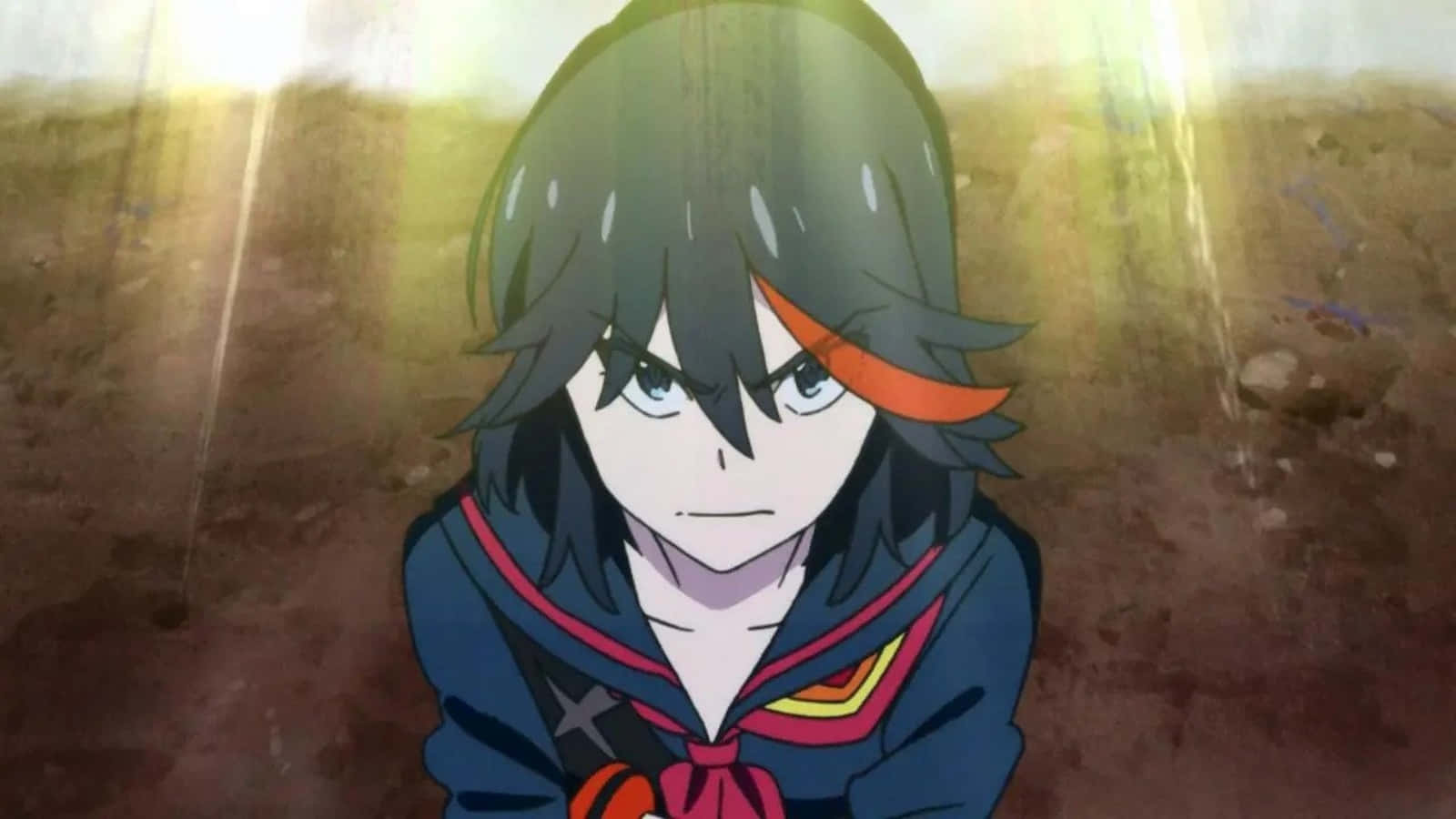 Kill La Kill Рюко със сериозно изражение Тапет