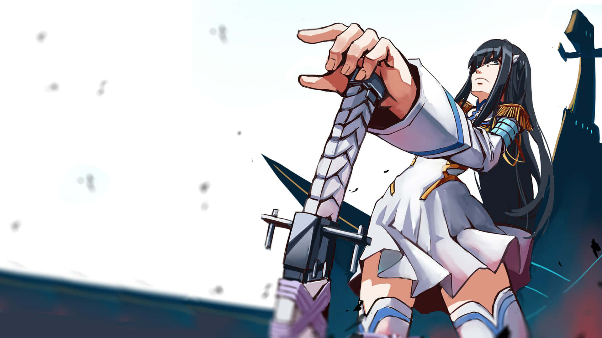 Kill La Kill Сацуки Тайният меч Бакузан Картина Тапет