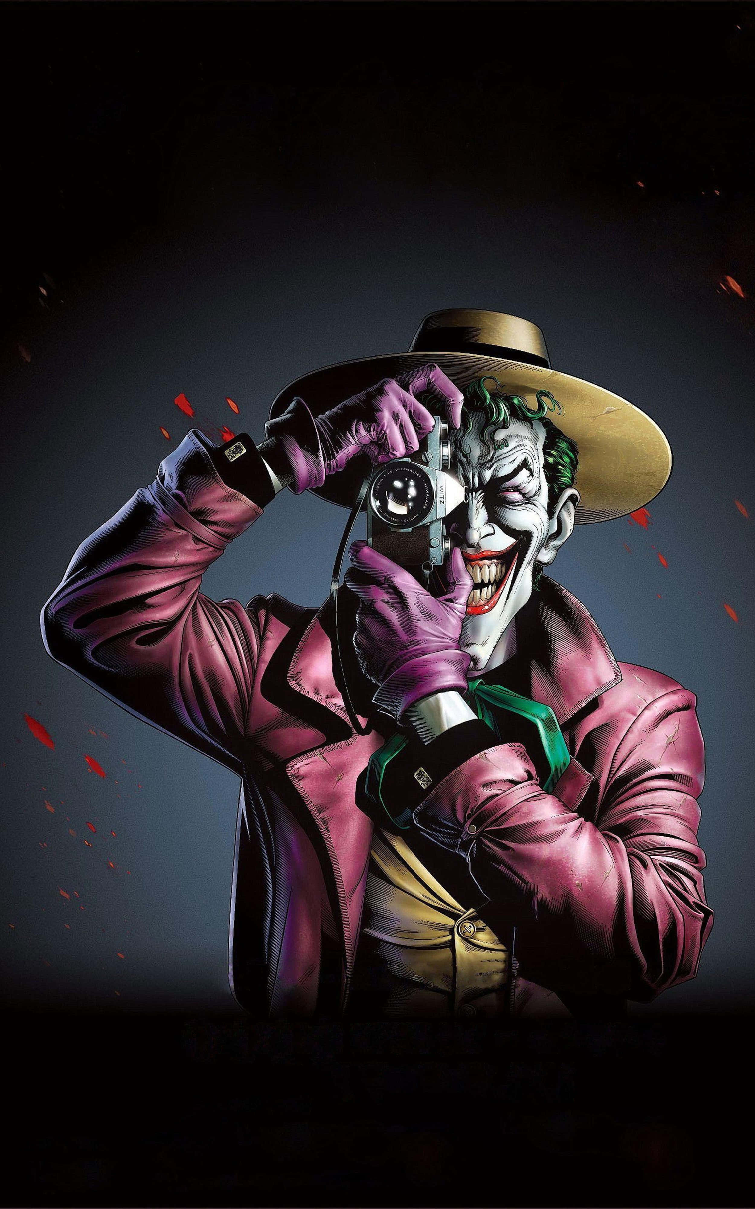 Killing Joke Joker 4K телефон Тапет