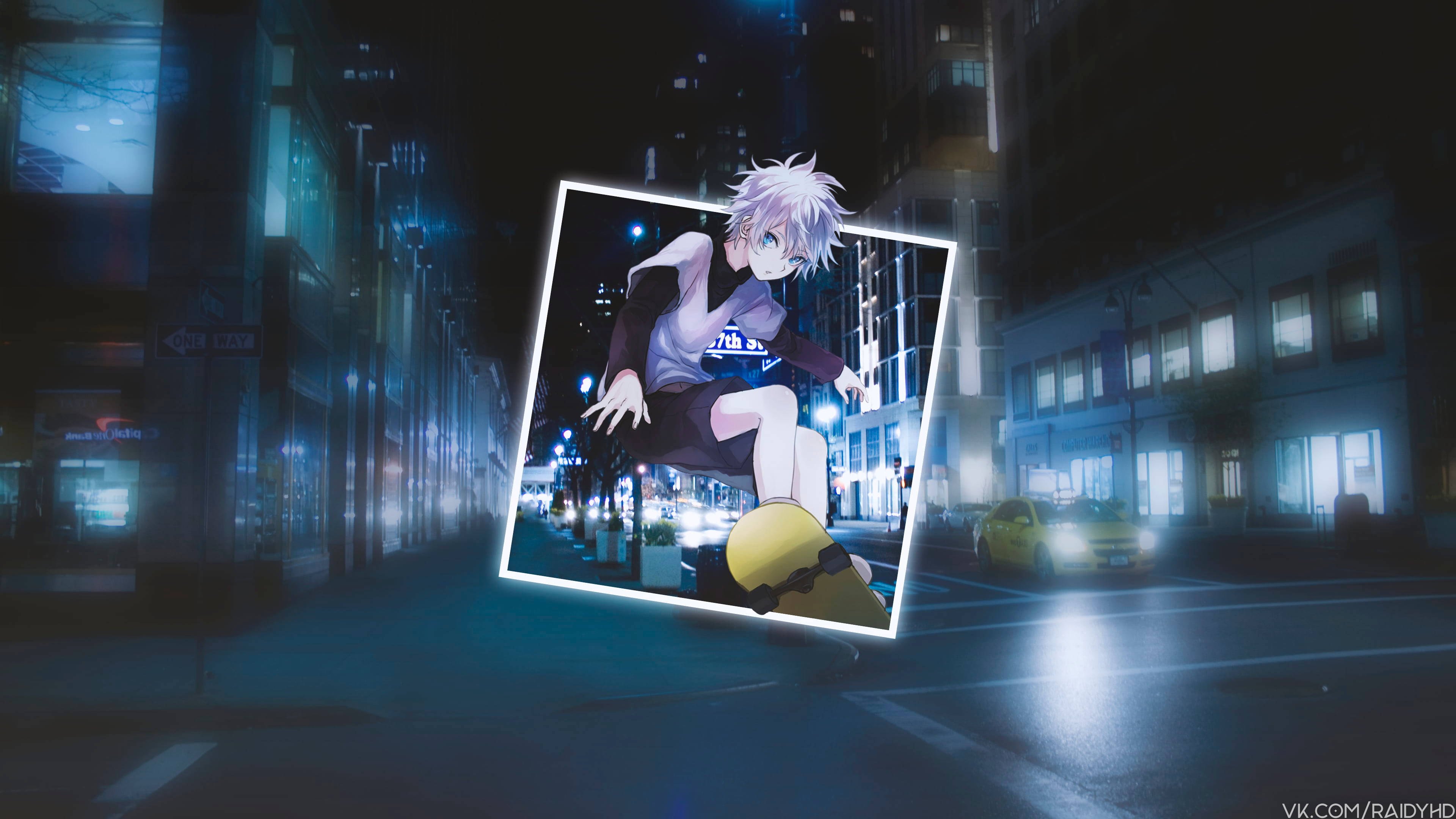 Момче от аниме - сладък Killua Тапет