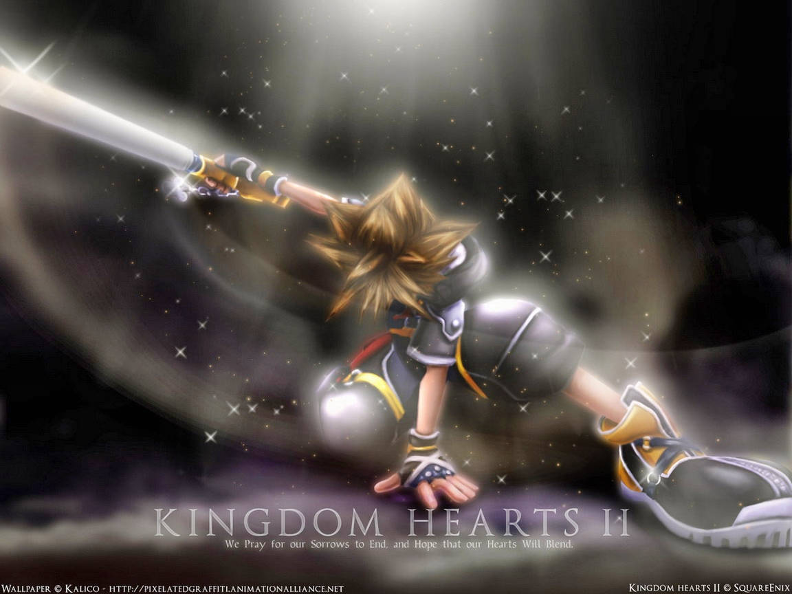 Сложно лого на Kingdom Hearts Тапет