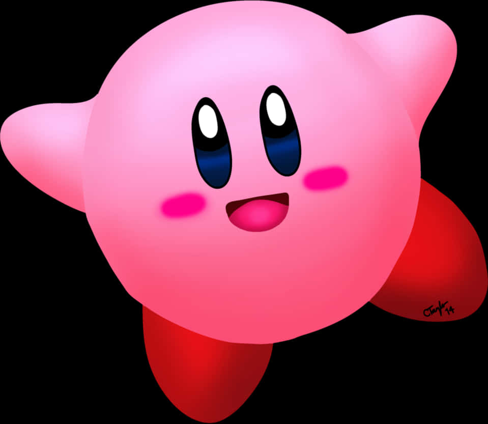 Kirby: Илюстрация на героя Тапет