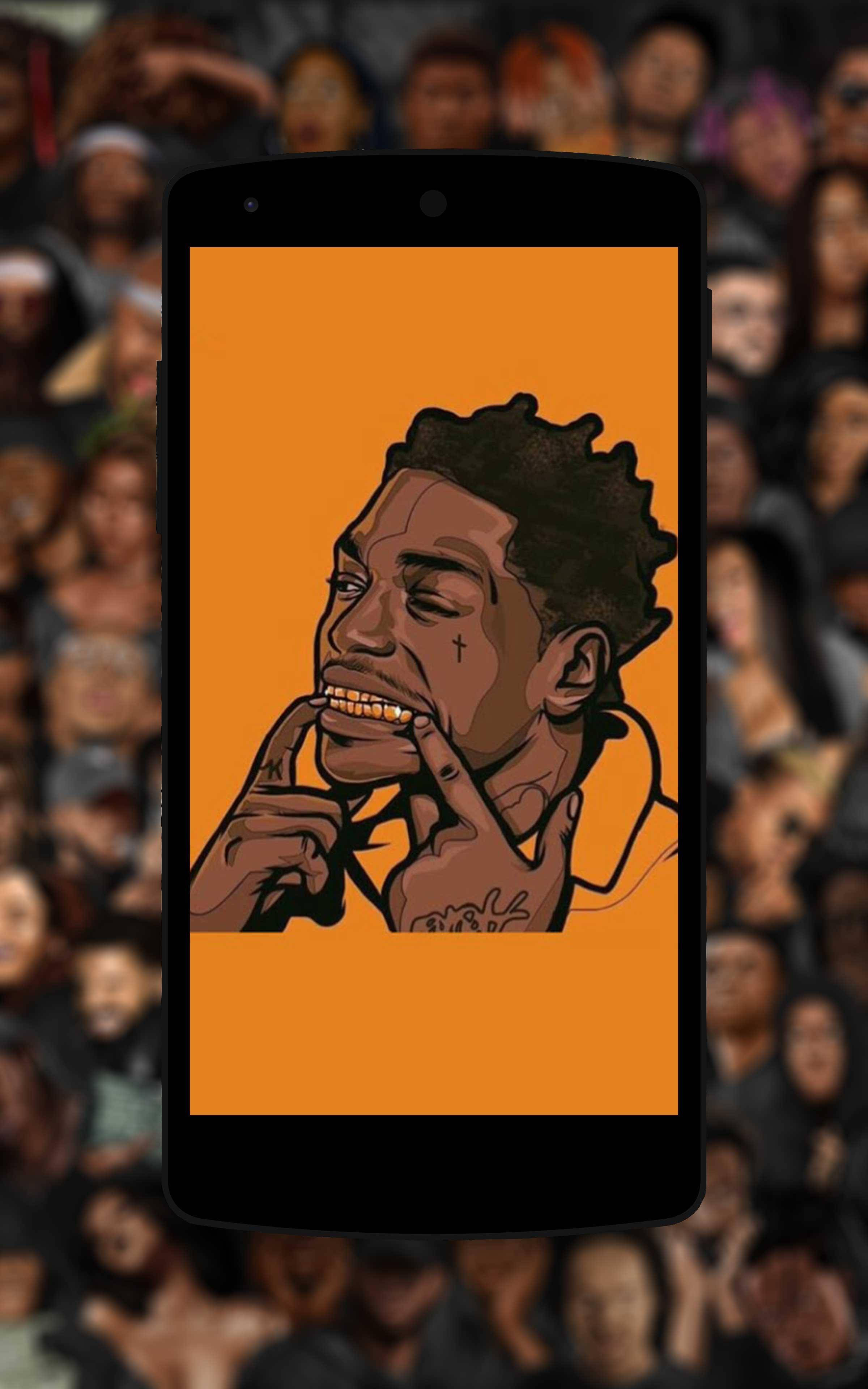 Kodak Black телефонно изкуство Тапет