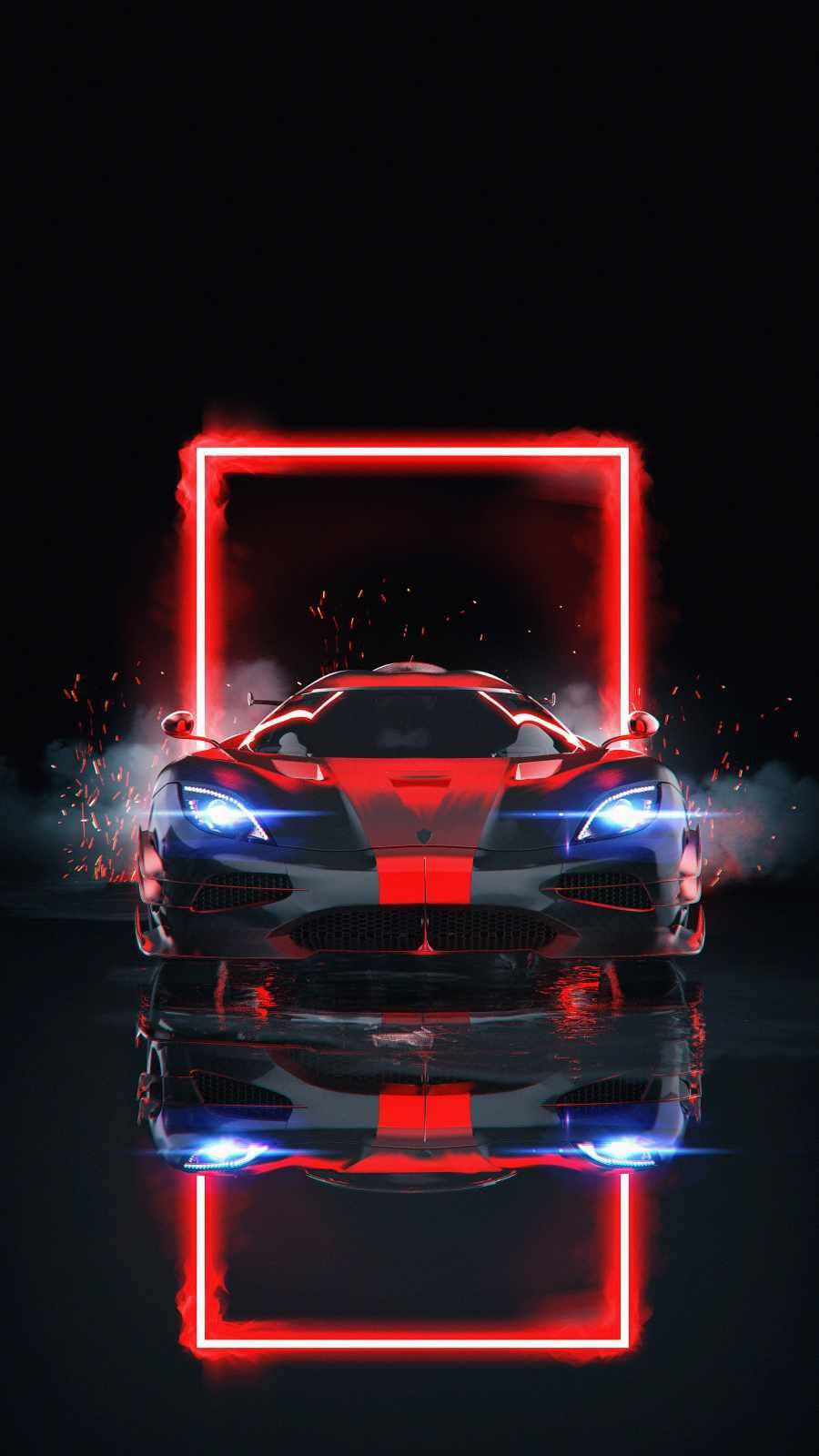 Koenigsegg One:1 iPhone кола Тапет