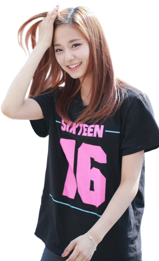 Kpop звезда Sixteen тениска усмивка Тапет