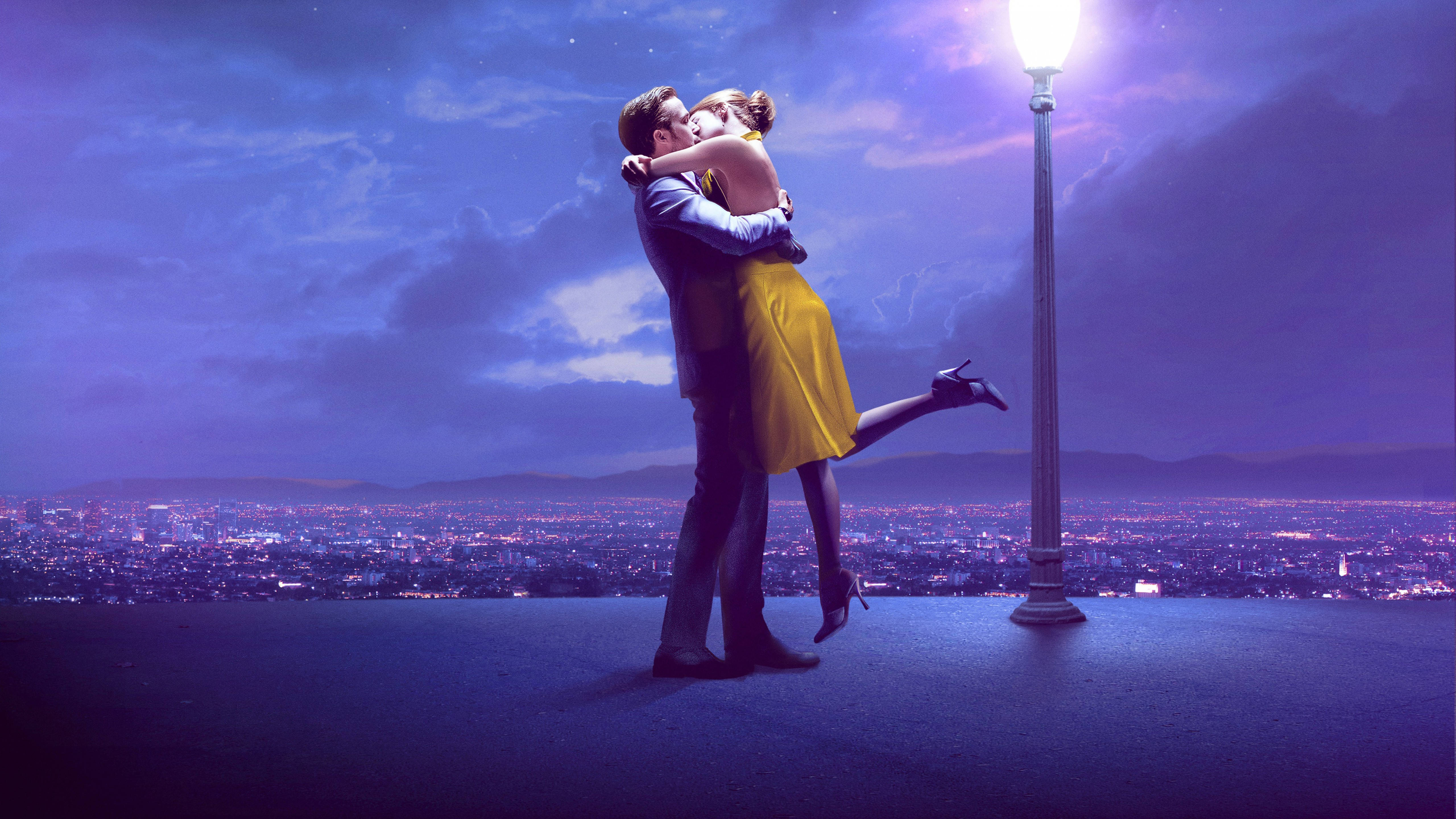 La La Land Целувка HD Тапет