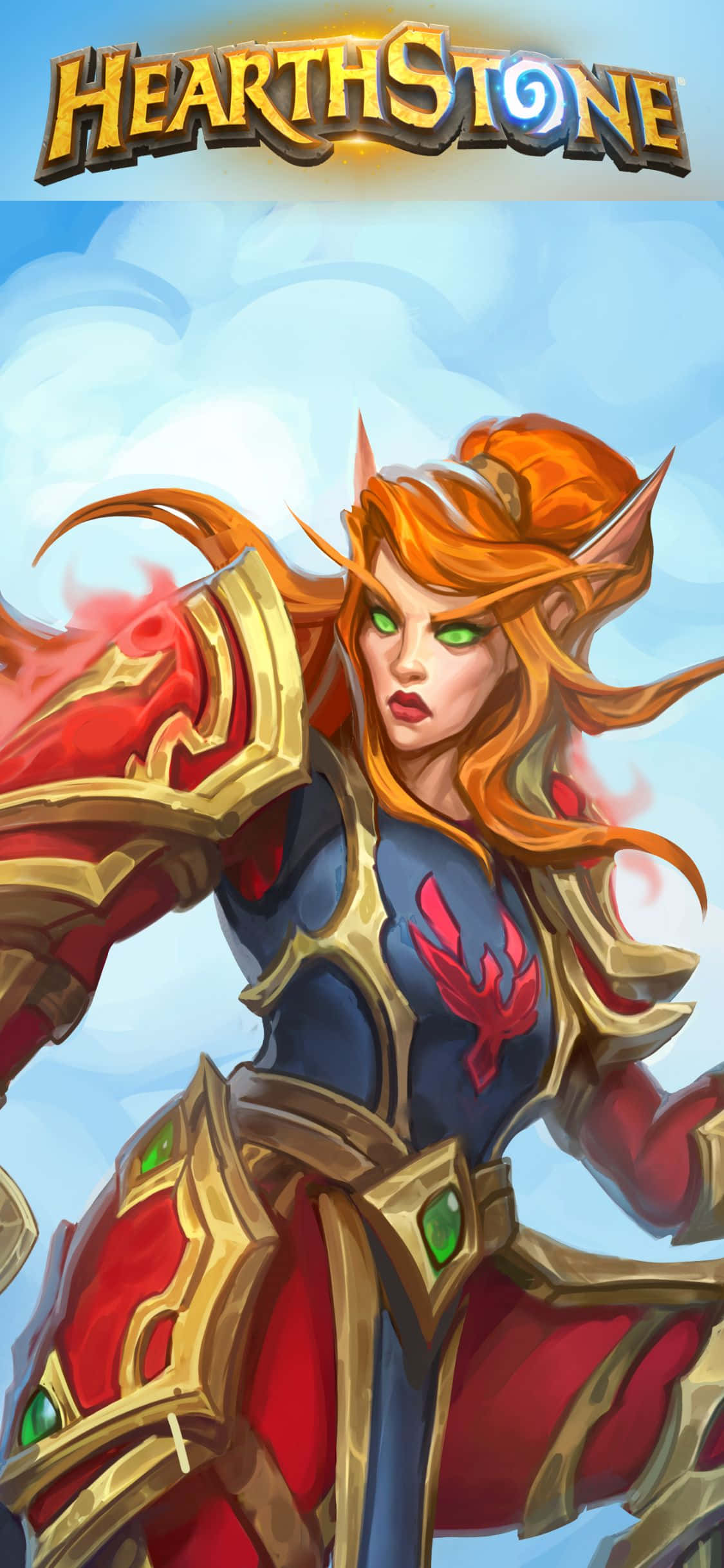 Lady Liadrin Skin iPhone XS Hearthstone Тапет