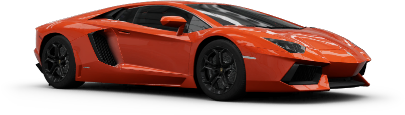 Червен Lamborghini Aventador отстрани Тапет