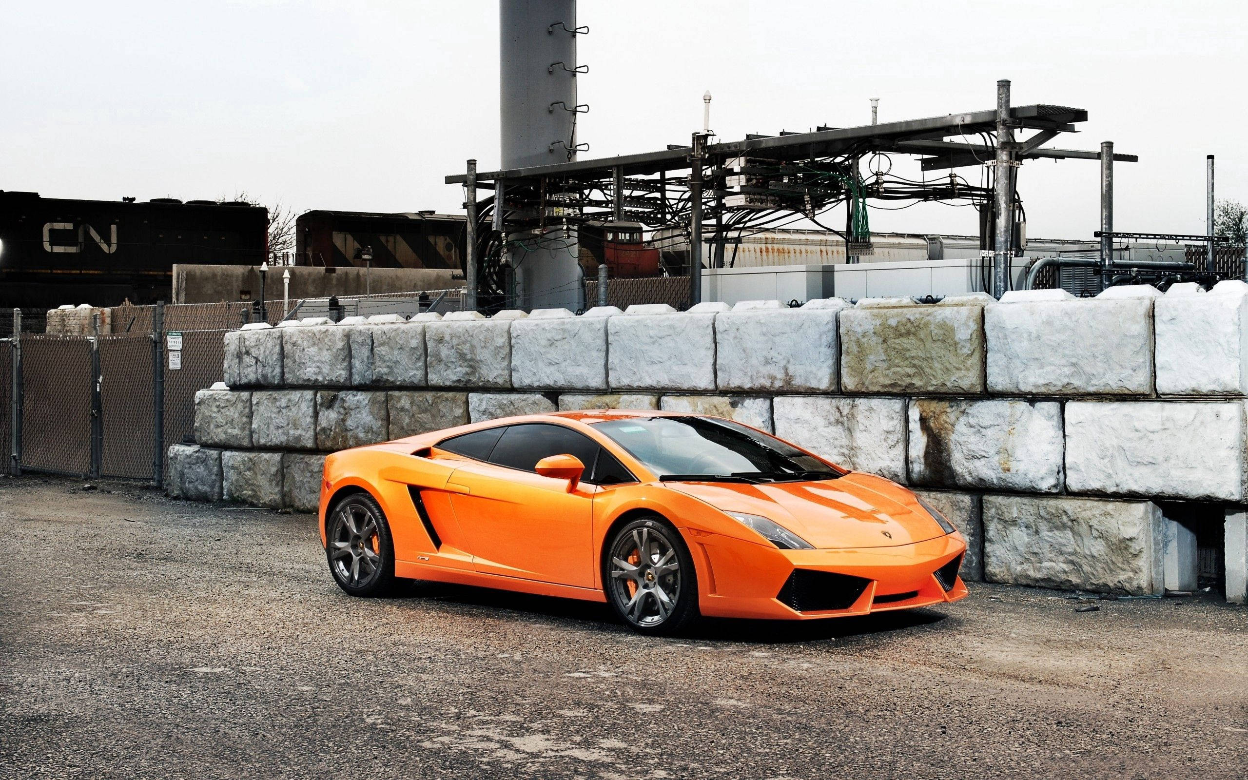 Мощност и производителност се срещат: Lamborghini Gallardo Тапет