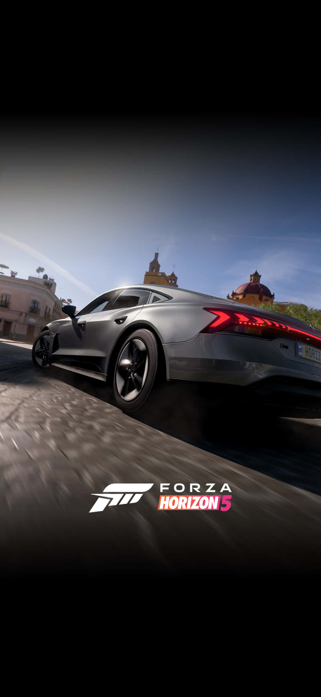 Сив Lamborghini iPhone X Forza Motorsport 7 фон Тапет