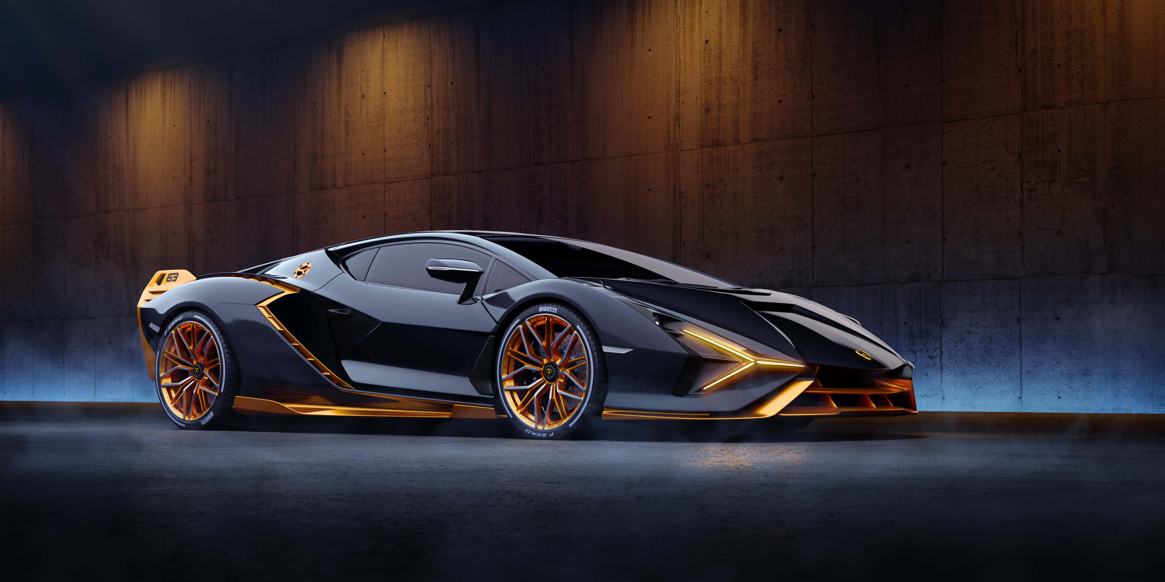 Изживейте мощта на Lamborghini Тапет