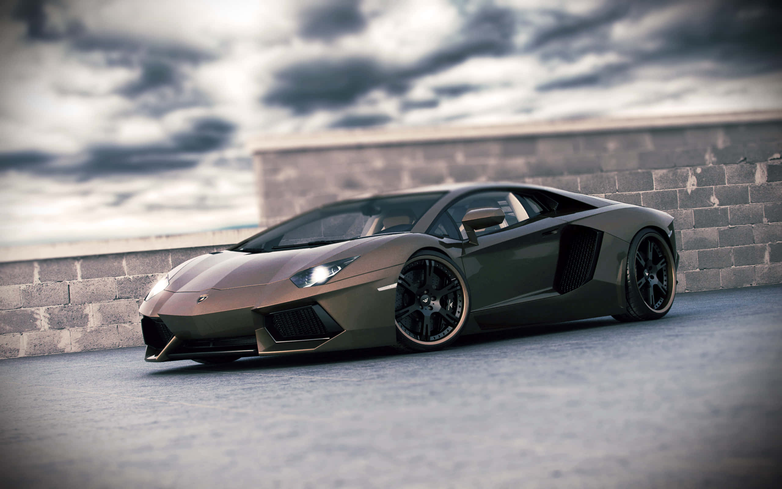 Изживейте върхова производителност с Lamborghini Тапет