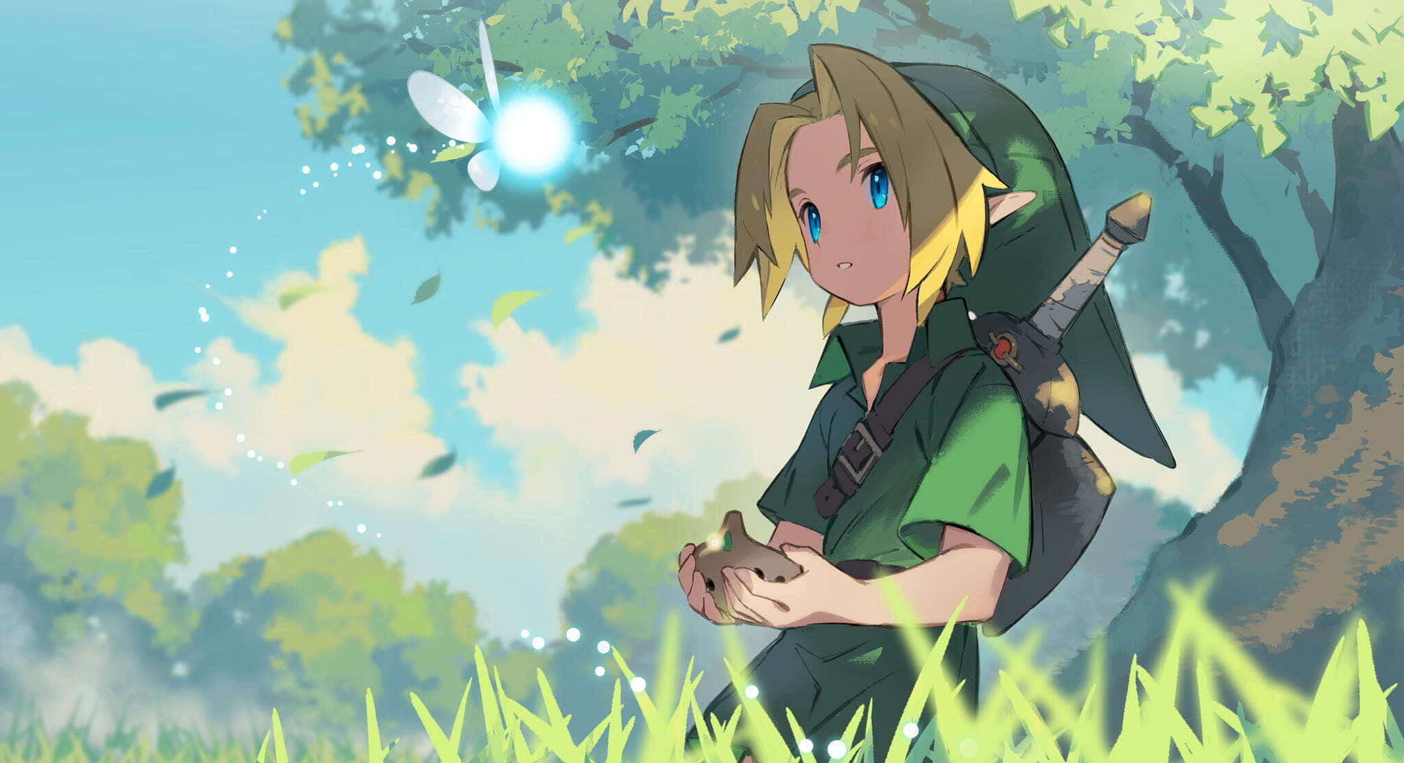 Открий света на Legend Of Zelda Тапет