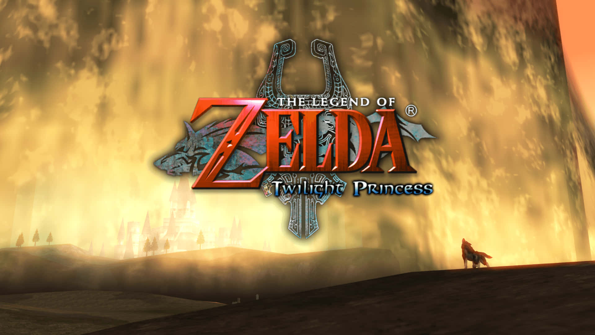 Лого изкуство на Legend of Zelda: Twilight Princess Тапет