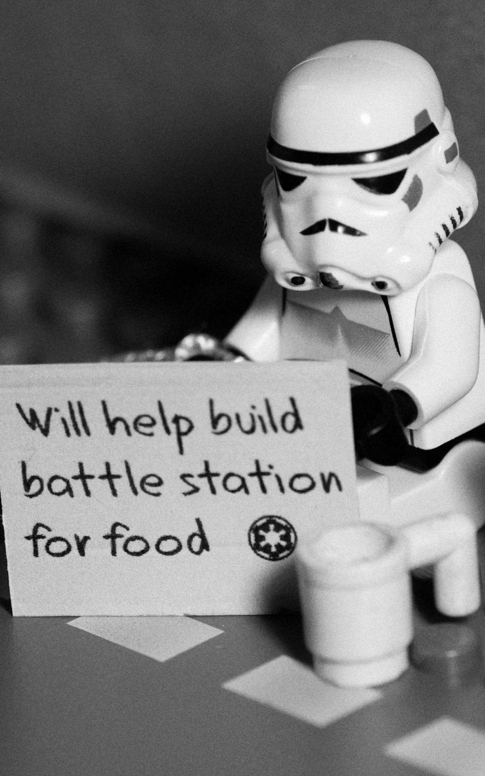 Смешен щурмовалец LEGO Star Wars таблет Тапет