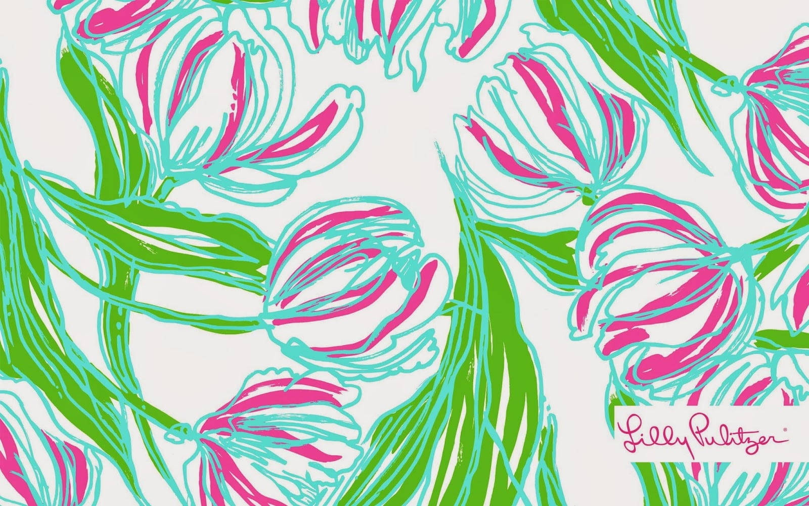 Лалета Lilly Pulitzer за десктоп Тапет