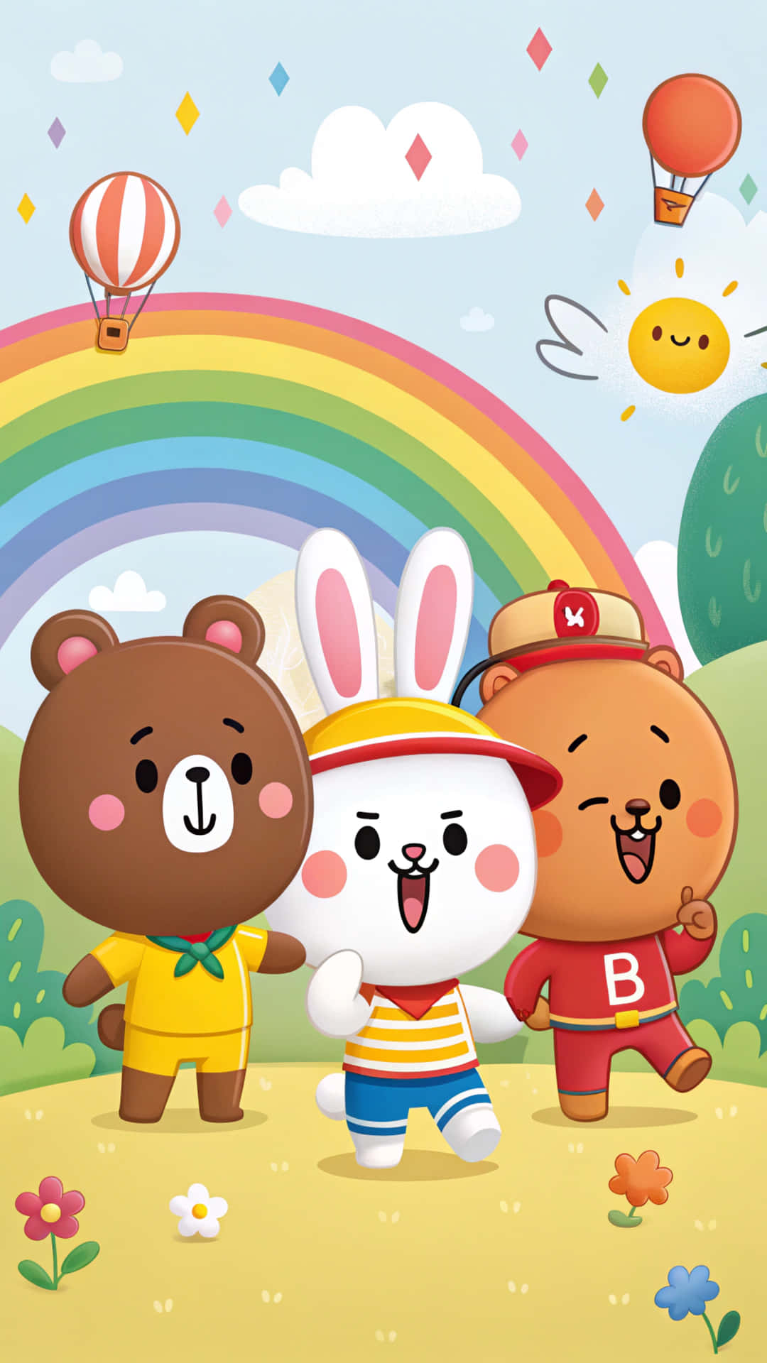 Тапет Line Friends Тапет