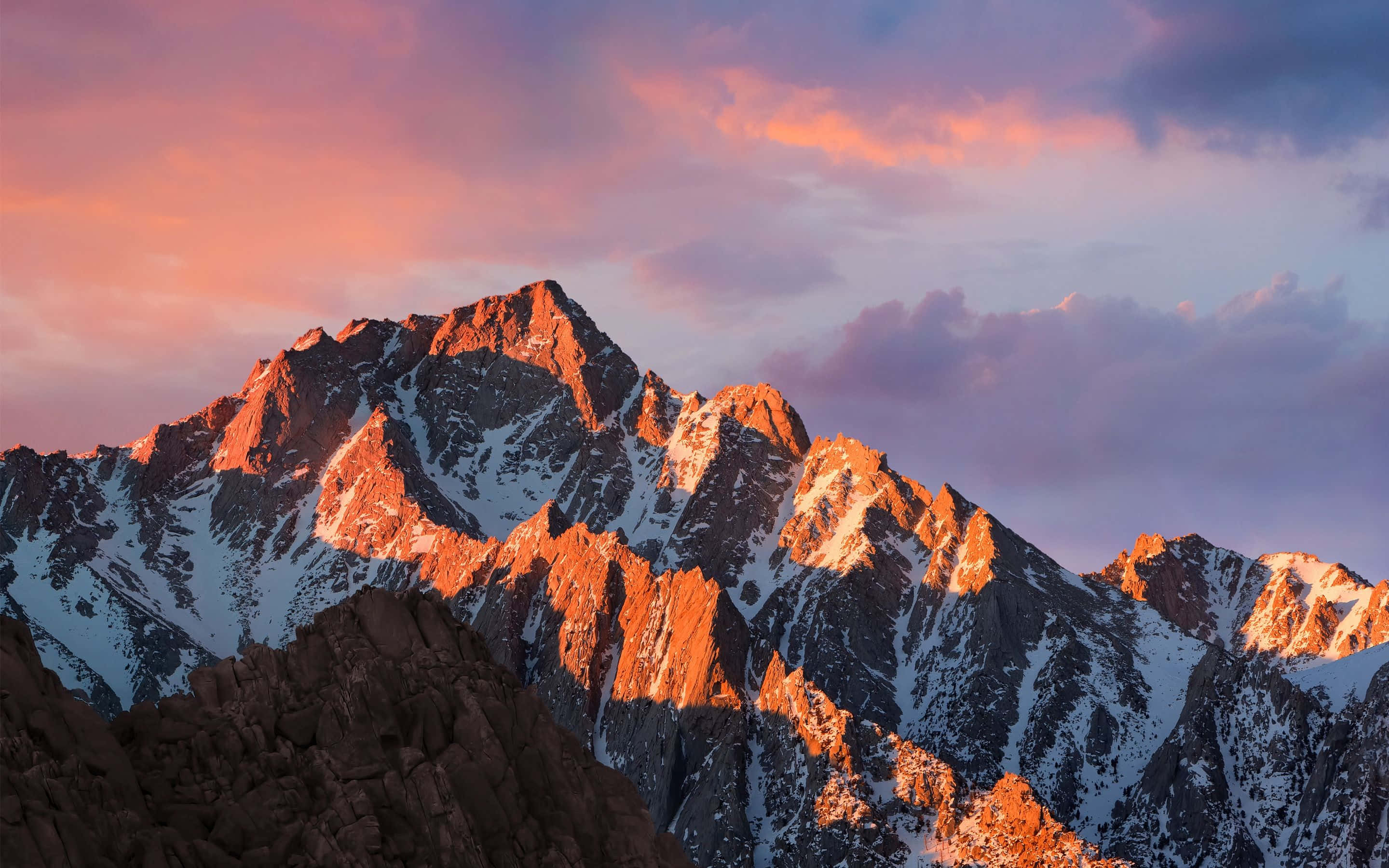 Lone Pine Peak MacBook По подразбиране Тапет