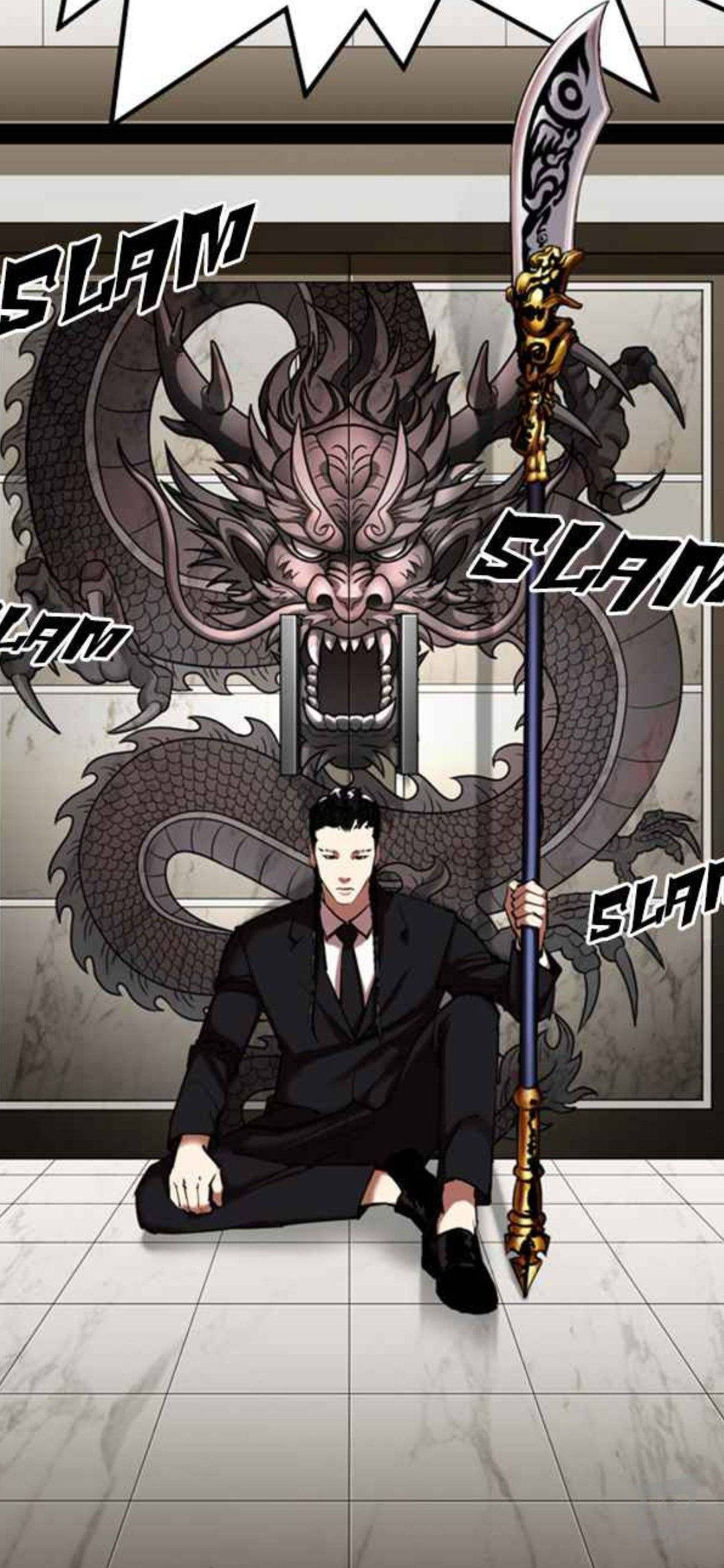 Lookism Xiaolong С Оръжие Тапет