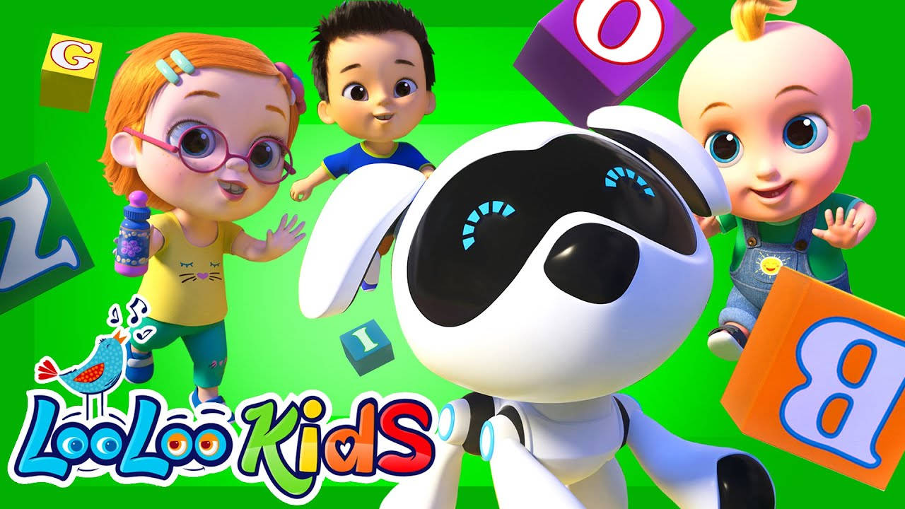 Looloo Kids гонят робот-куче Тапет