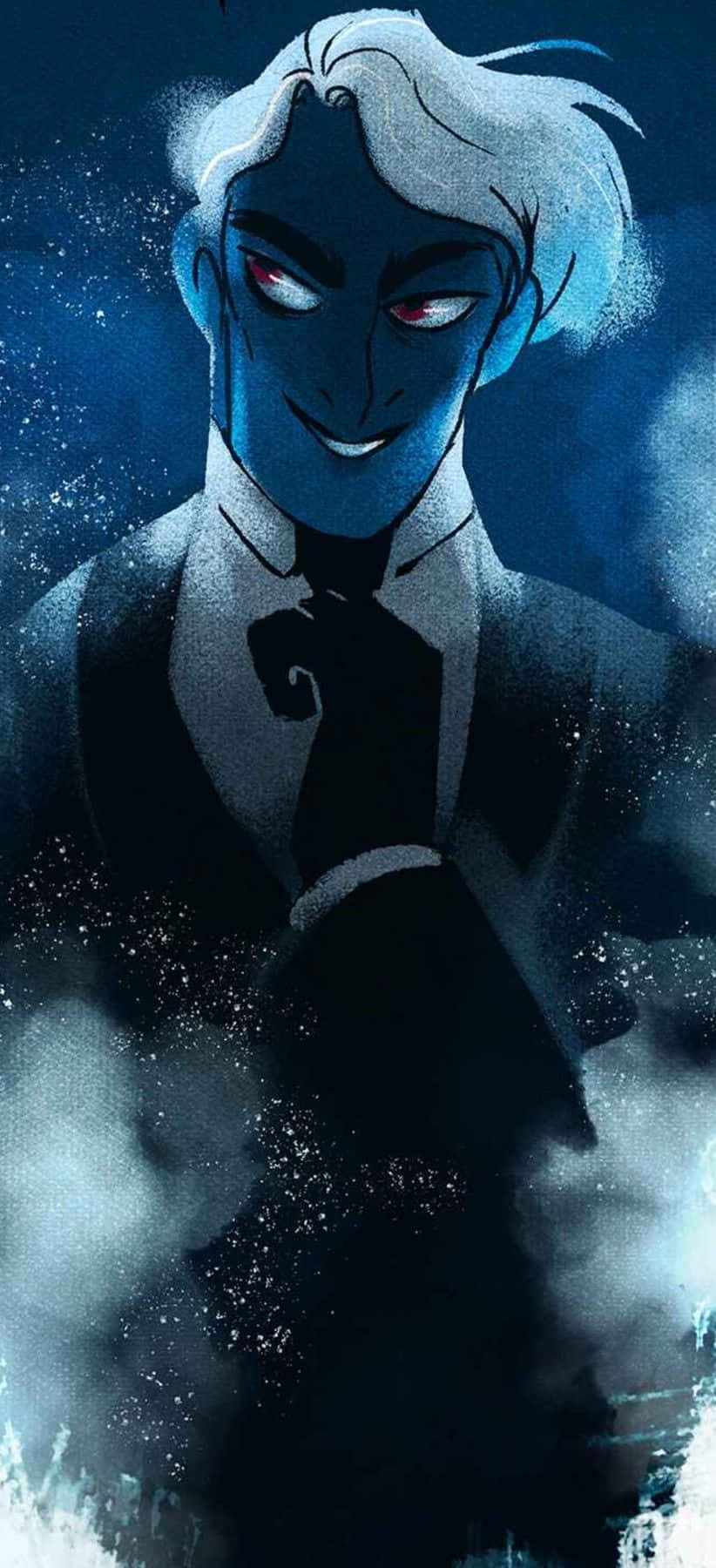 Lore Olympus Webtoon Хадес усмихнат Тапет