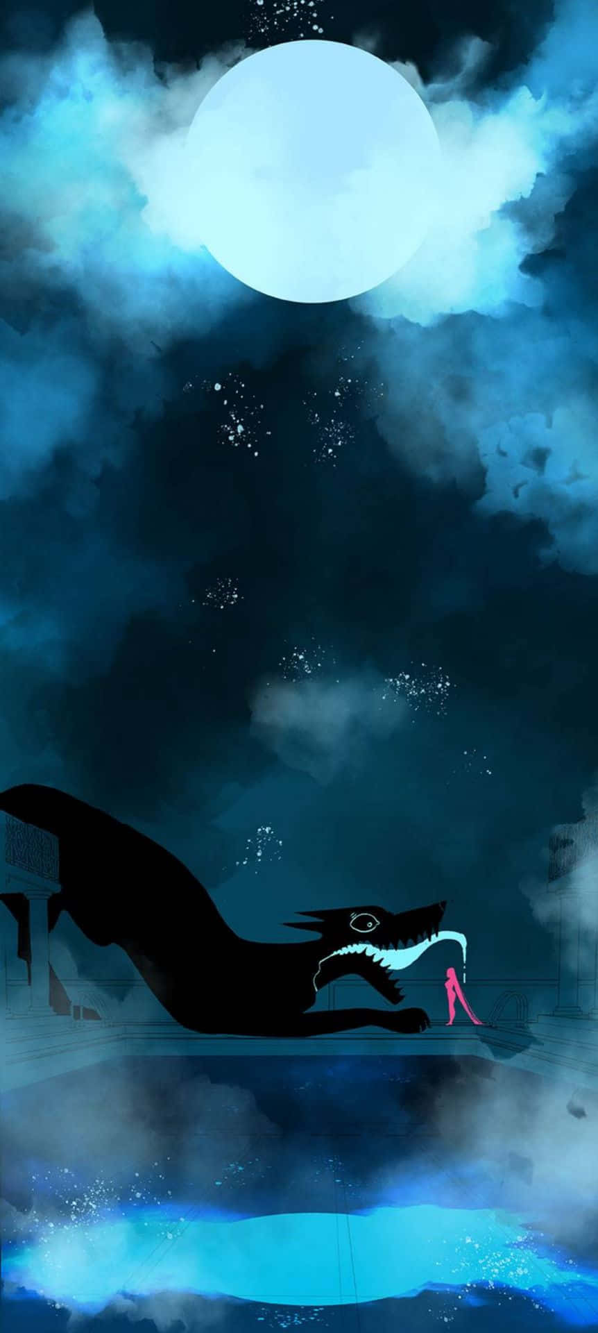 Lore Olympus Webtoon с чудовище Тапет