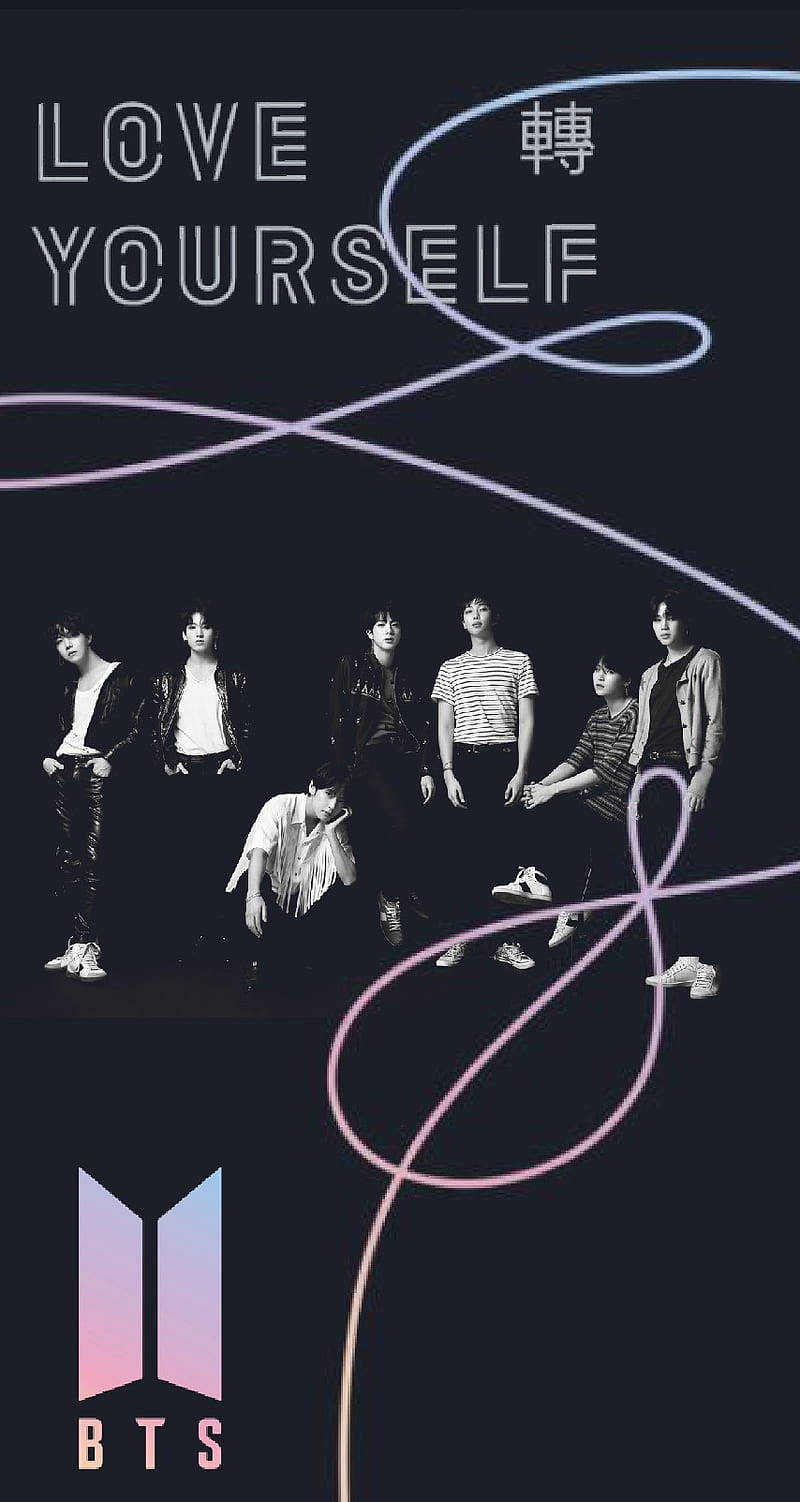Лого Love Yourself на BTS Тапет