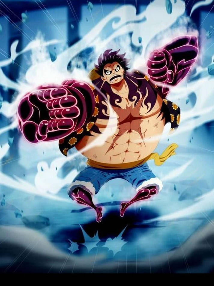 Luffy Gear 4 Мощния юмрук Тапет