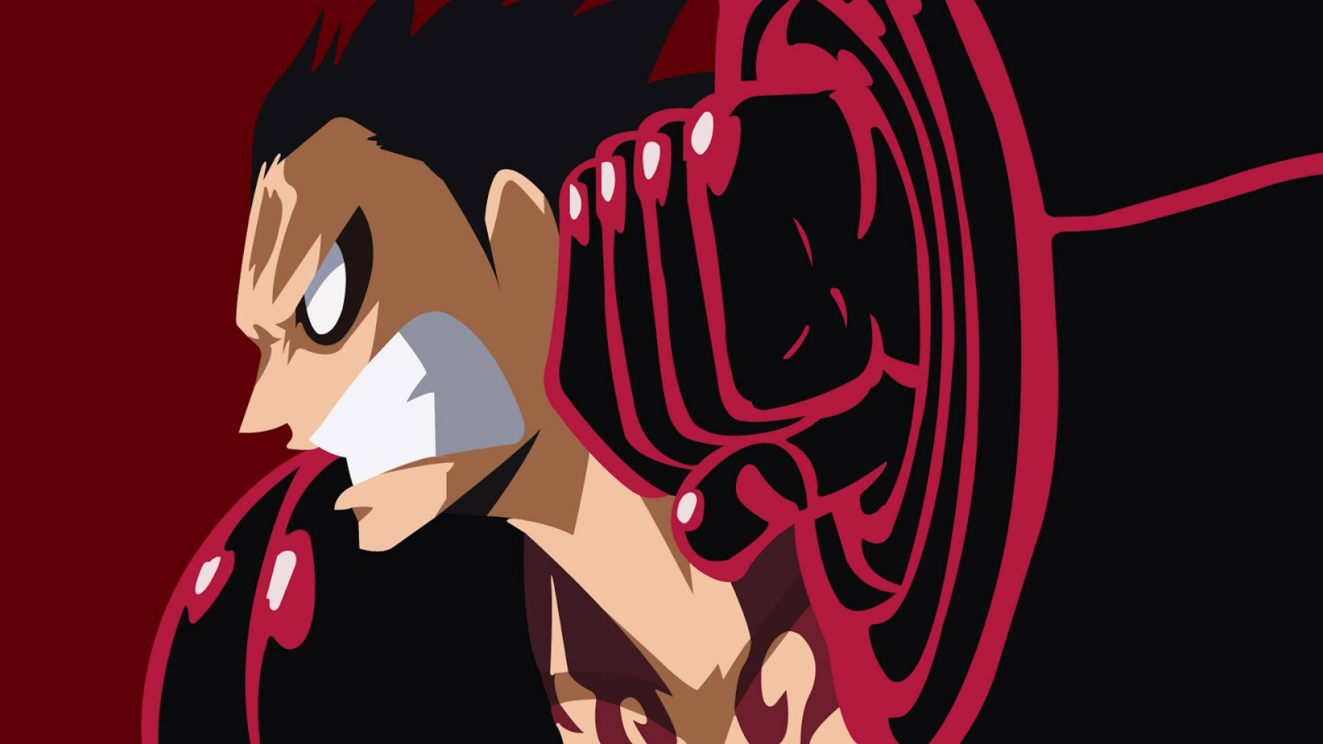 Luffy Gear 4 векторна графика Тапет